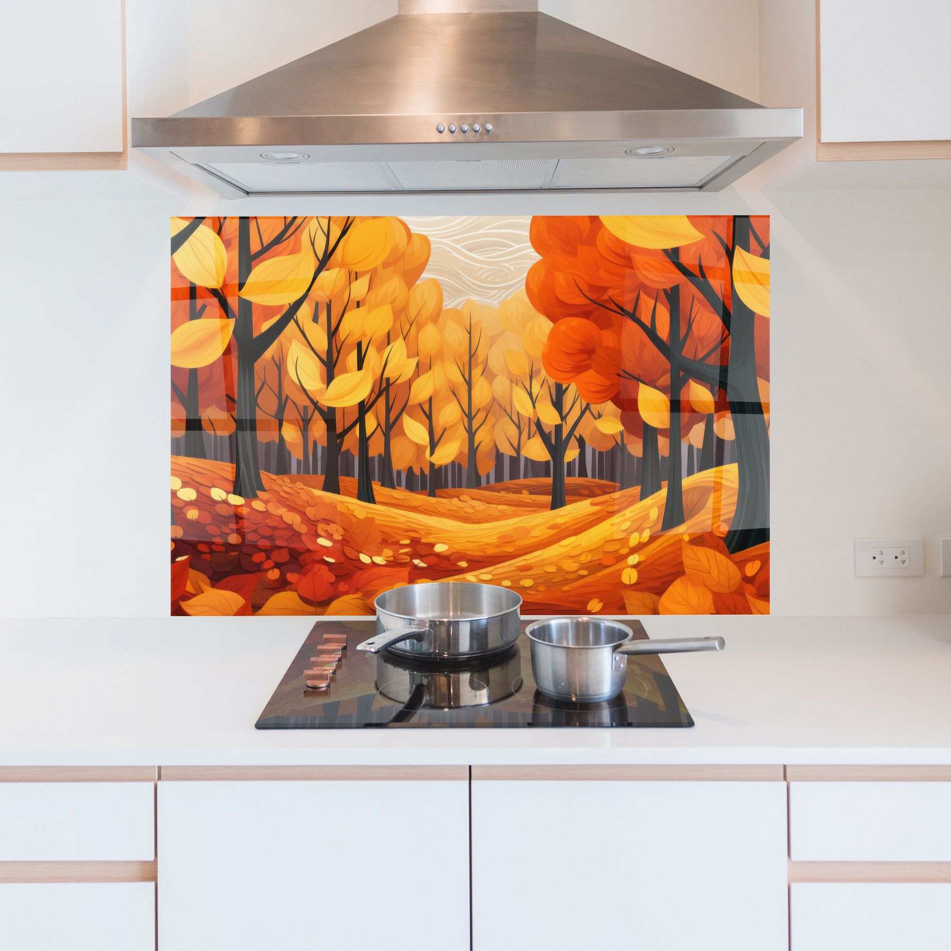 Orange Trees Forest mockup 5