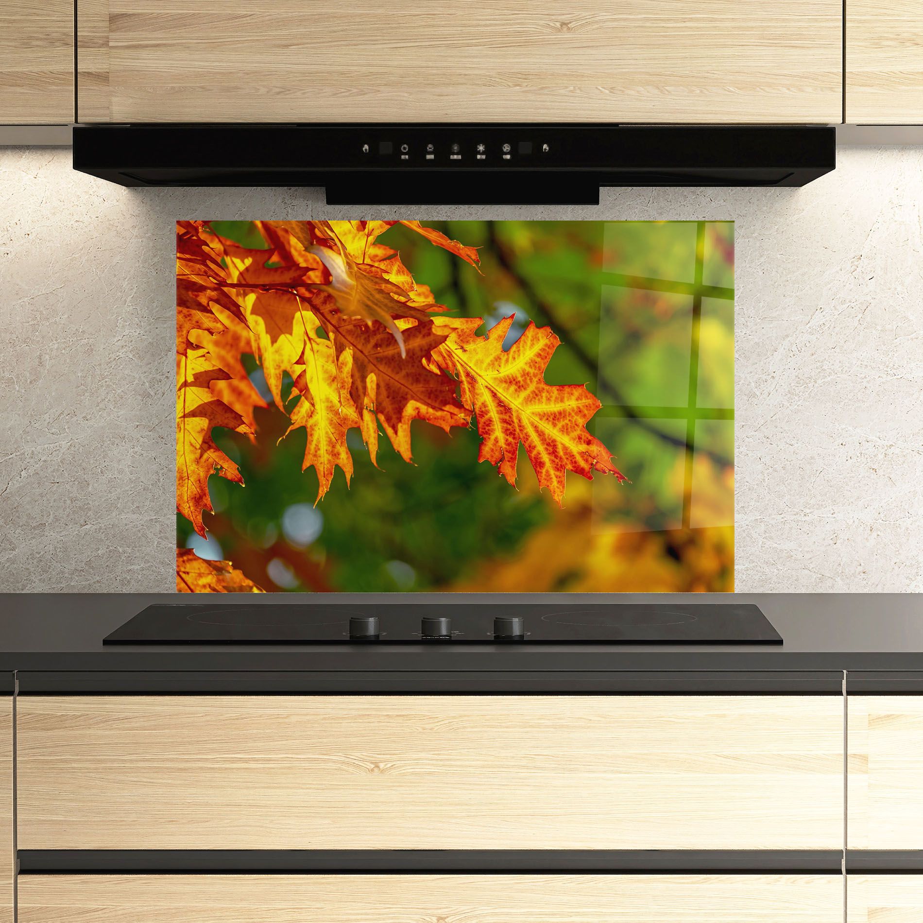 Orange Yellow Leaves mockup 3