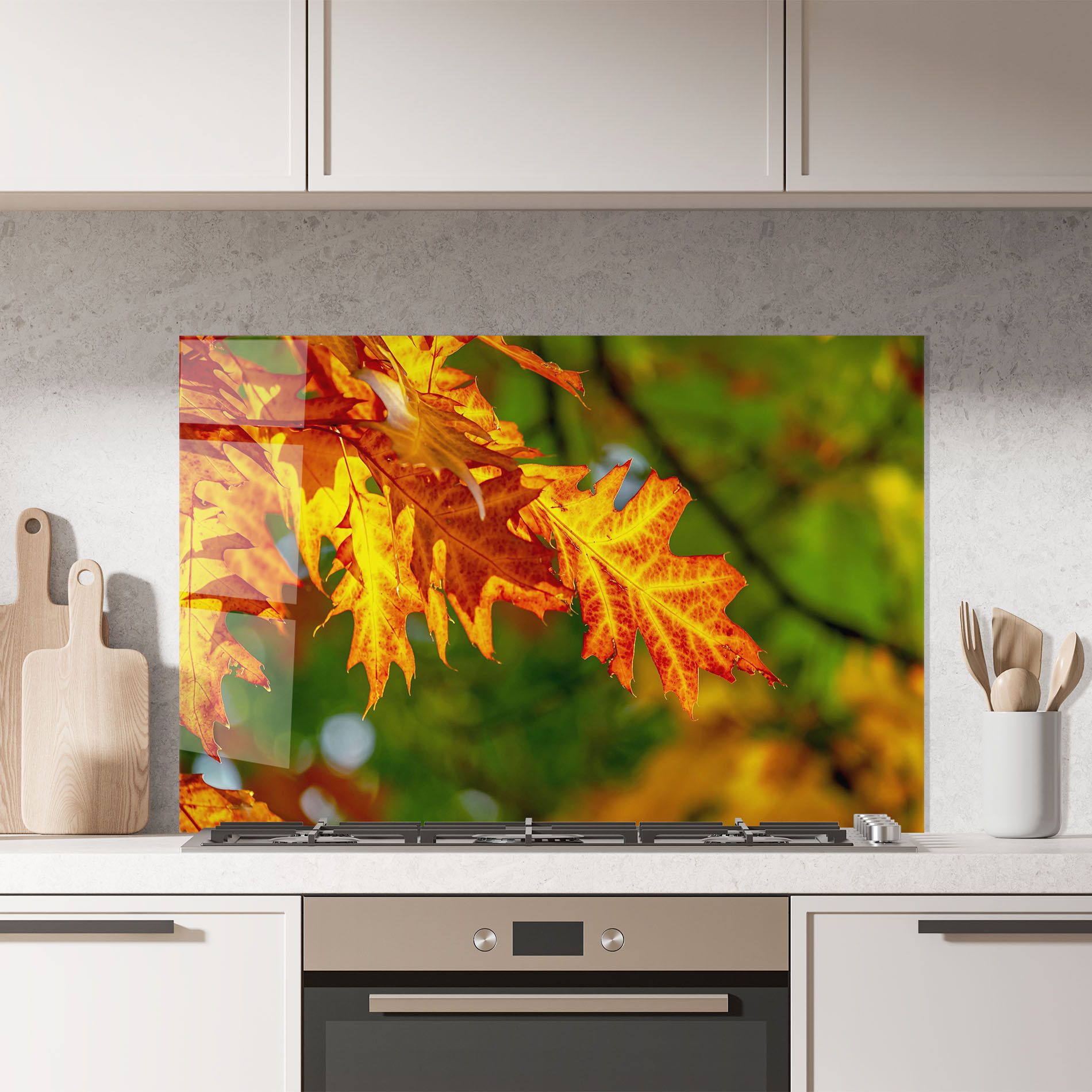 Orange Yellow Leaves mockup 7