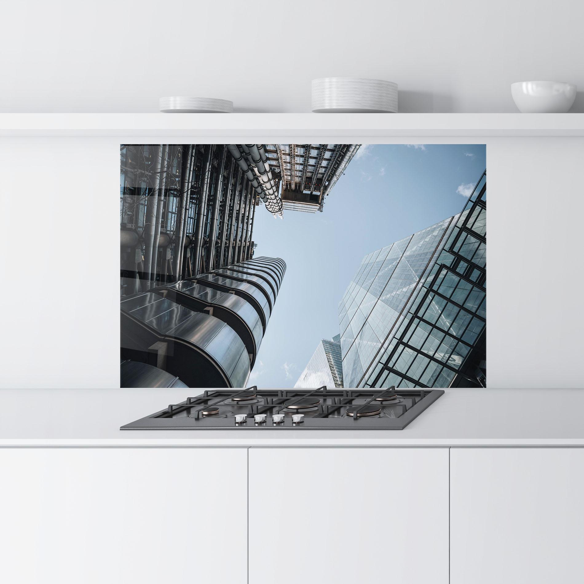 Стъклен панел за кухня Big Glass Building mockup 9