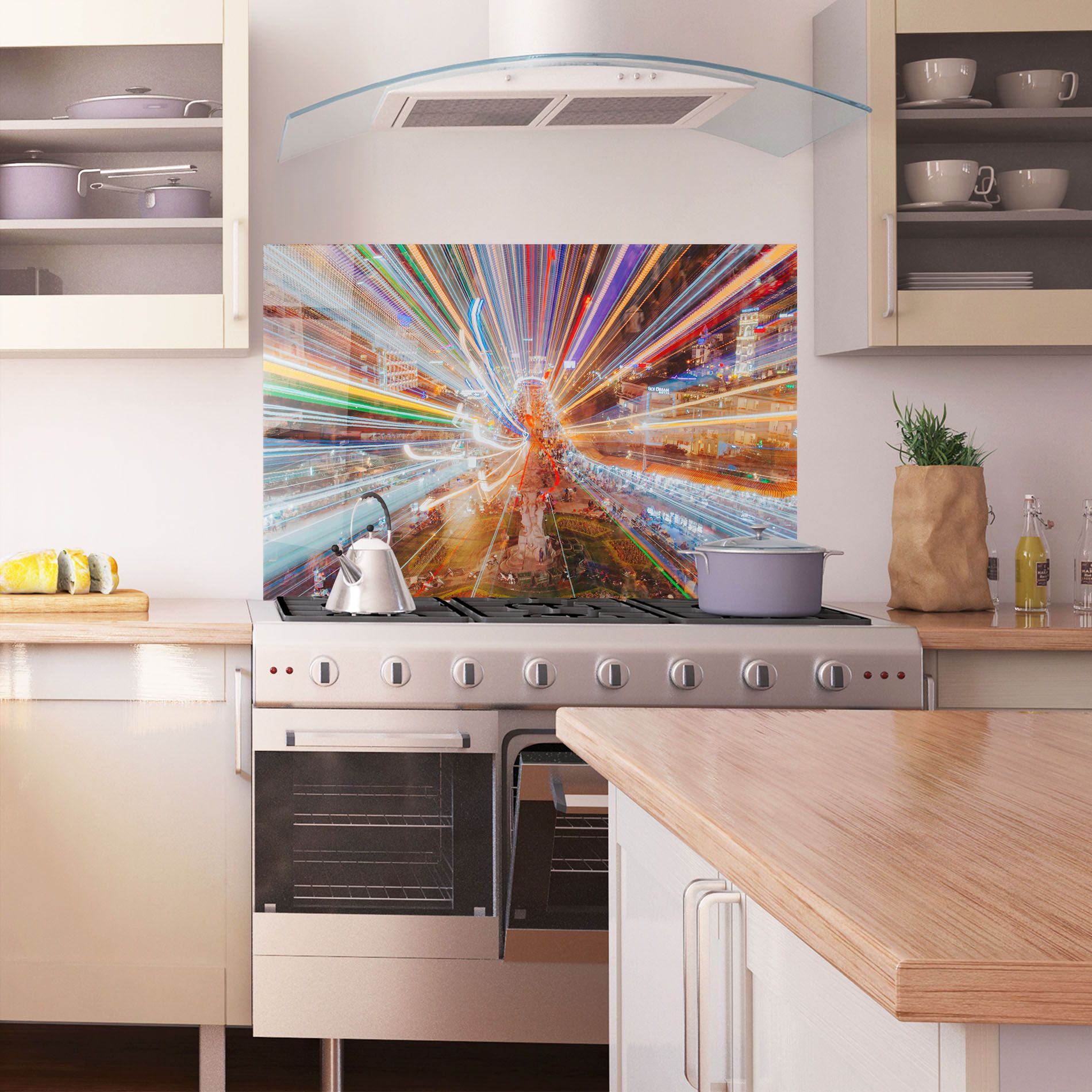 Colorful Light City mockup 1