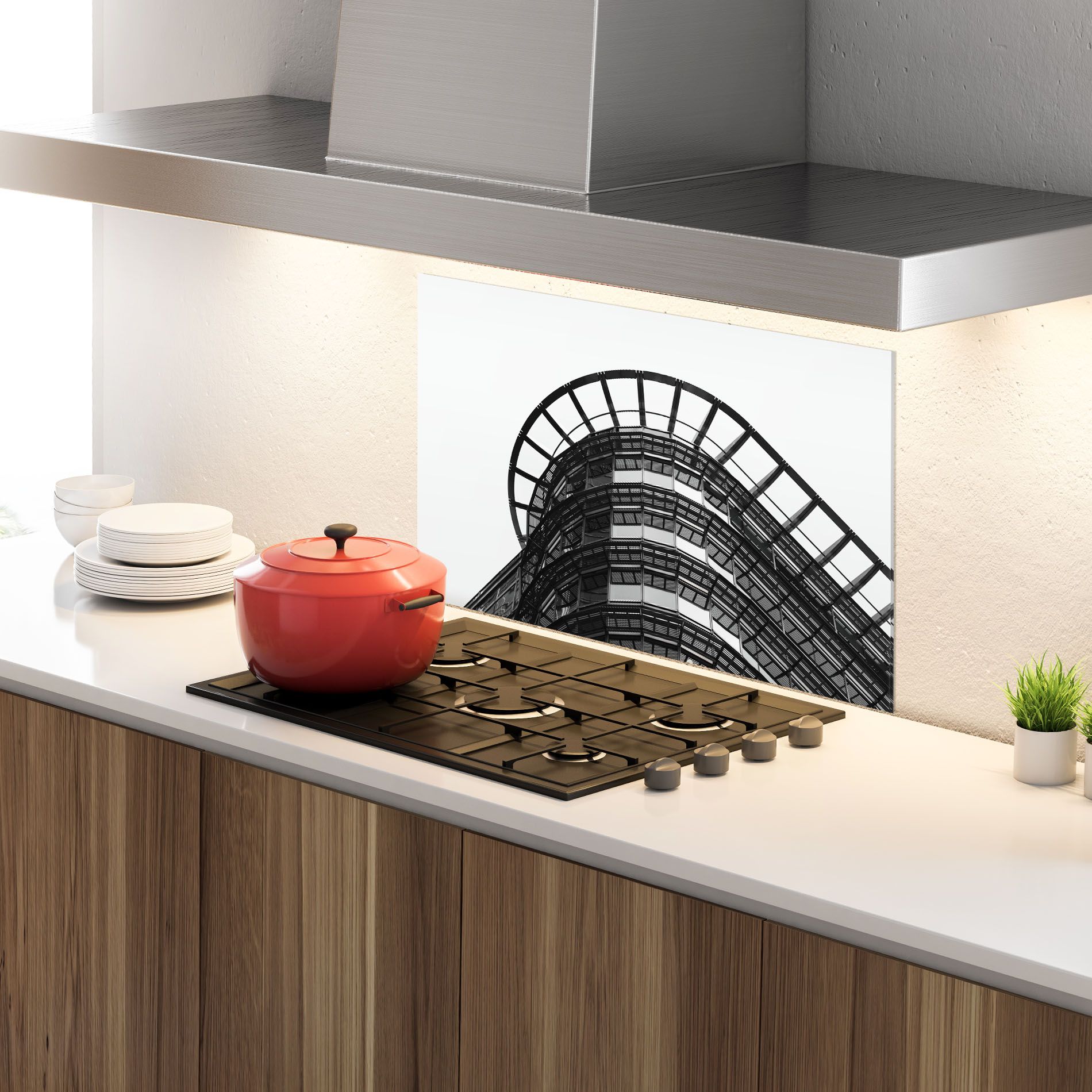 Circle Grey Tower mockup 4