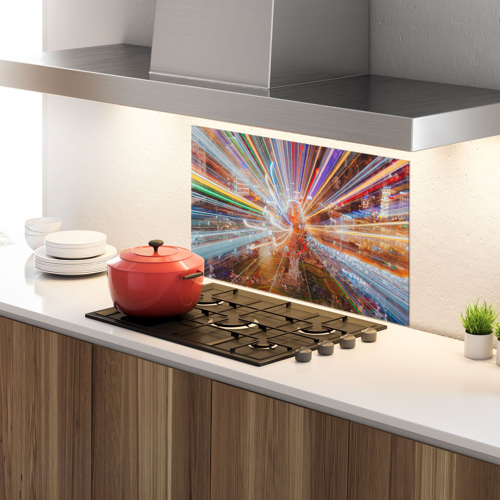 Colorful Light City mockup 4