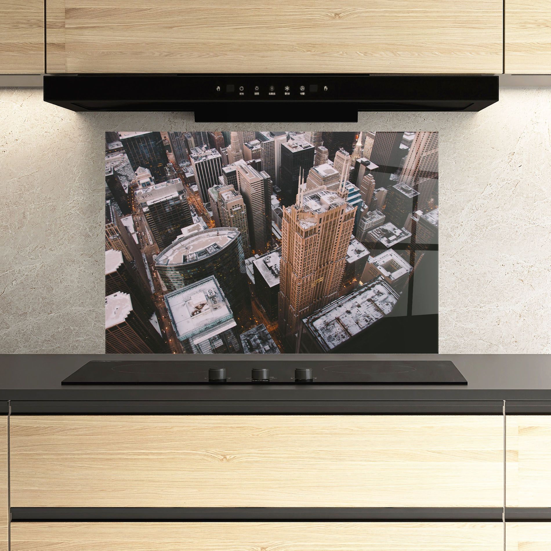 Brown Tall Building mockup 3