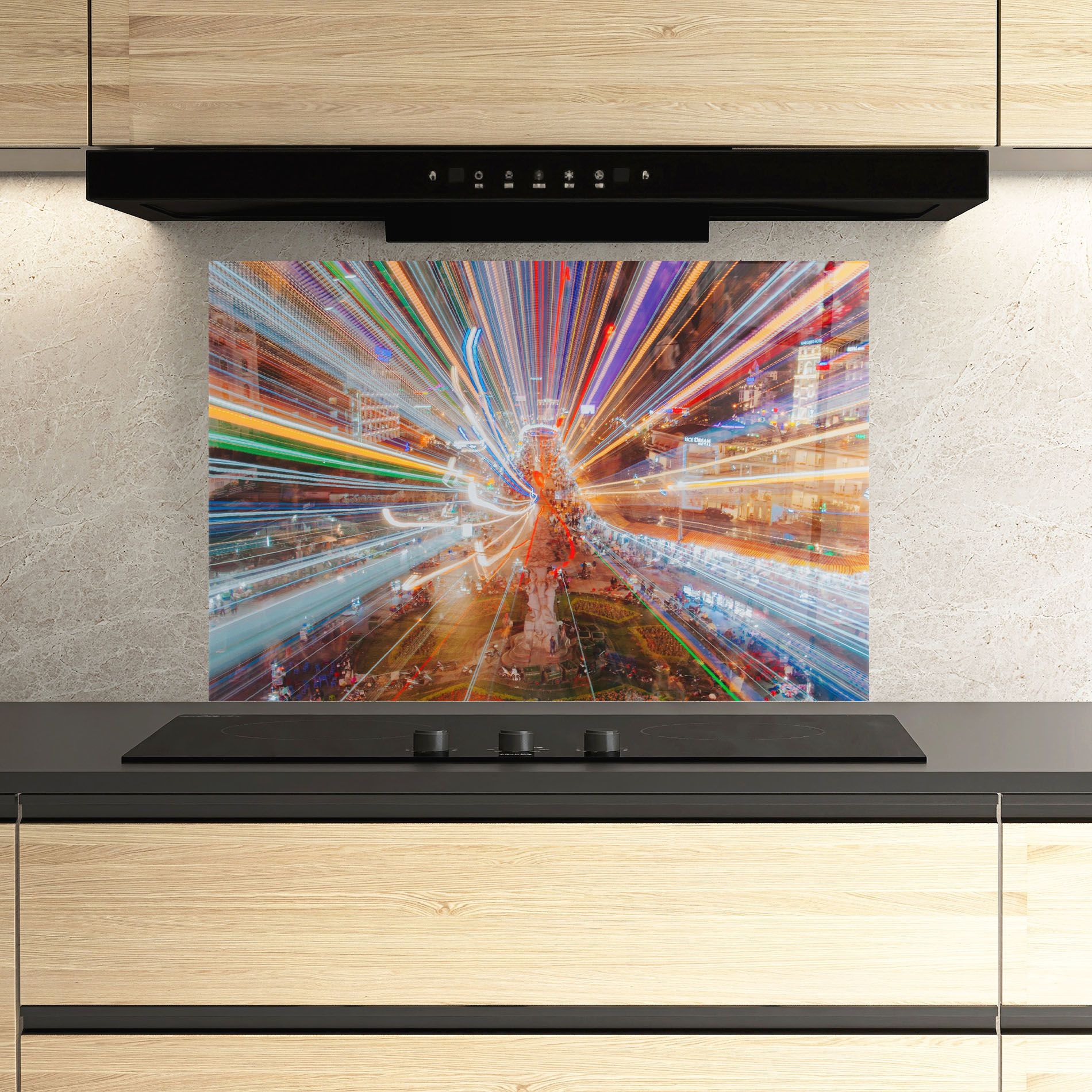 Colorful Light City mockup 3