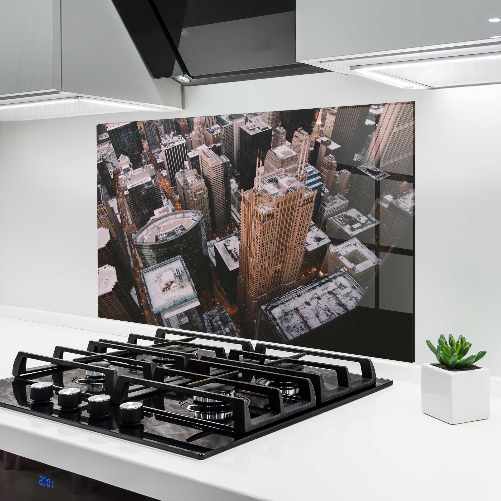 Brown Tall Building mockup 6