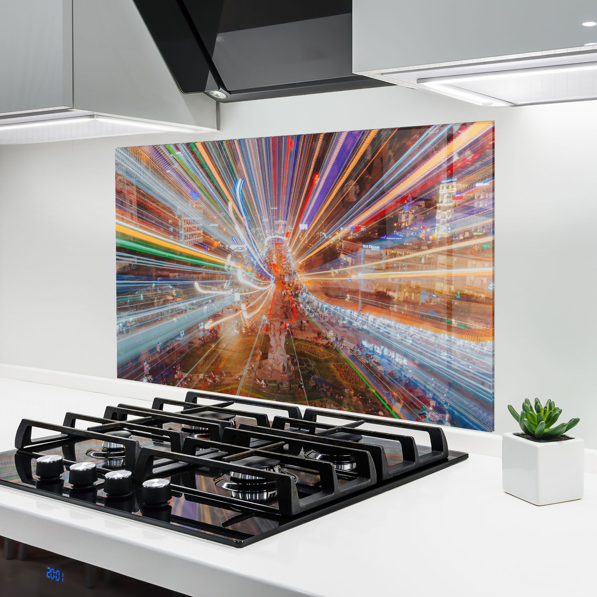 Colorful Light City mockup 6