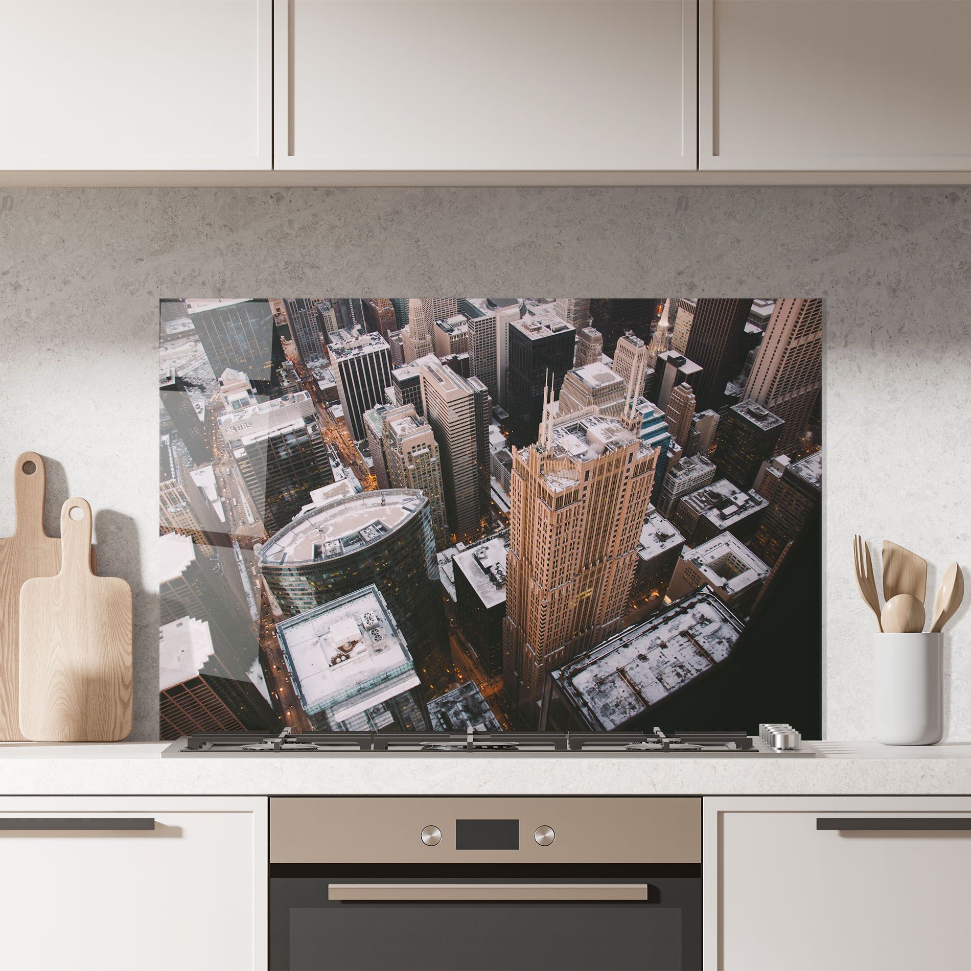 Brown Tall Building mockup 7