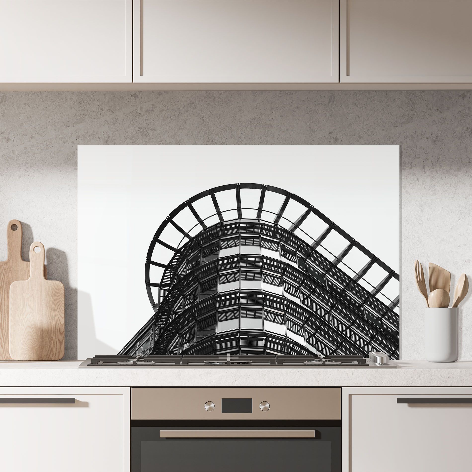 Circle Grey Tower mockup 7