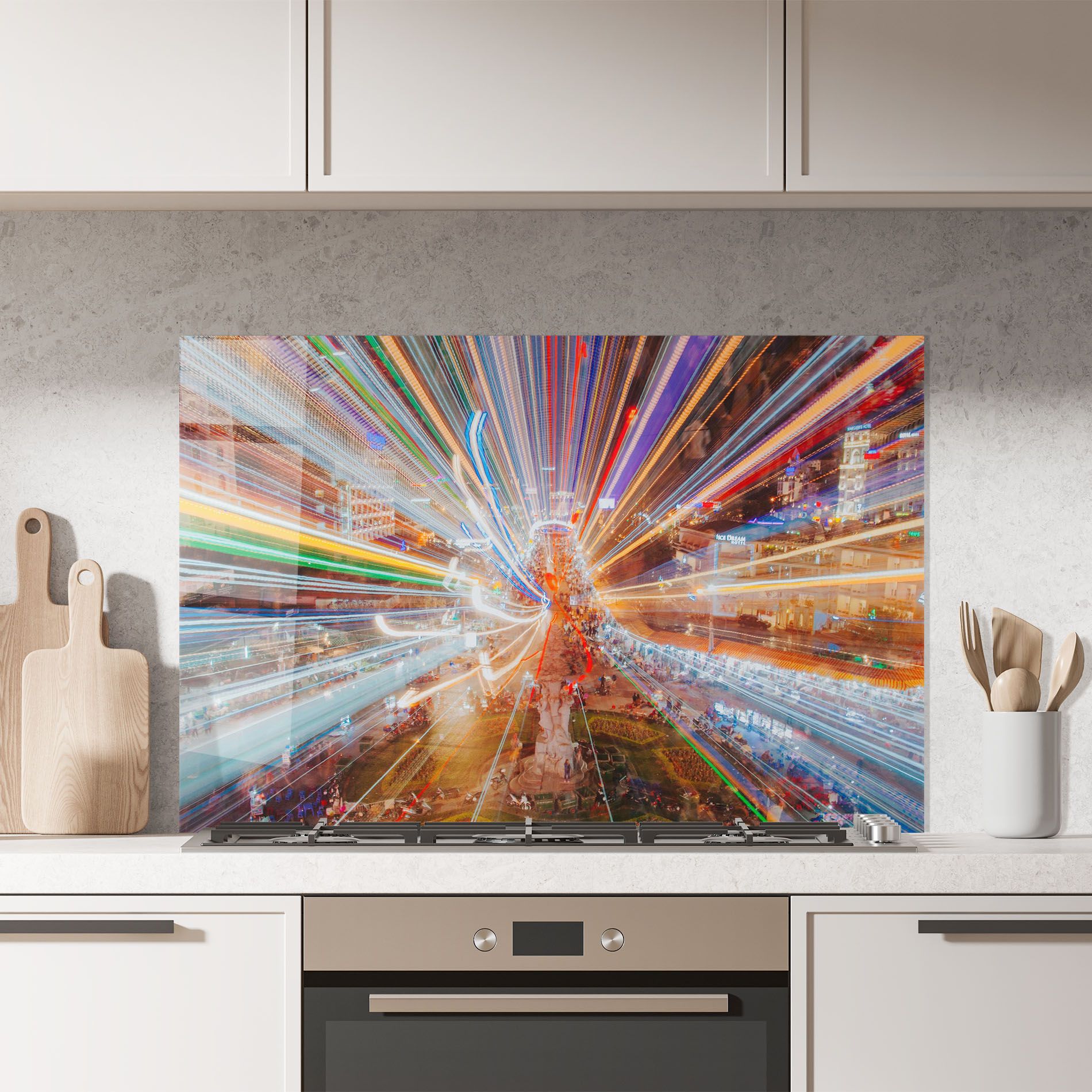 Colorful Light City mockup 7