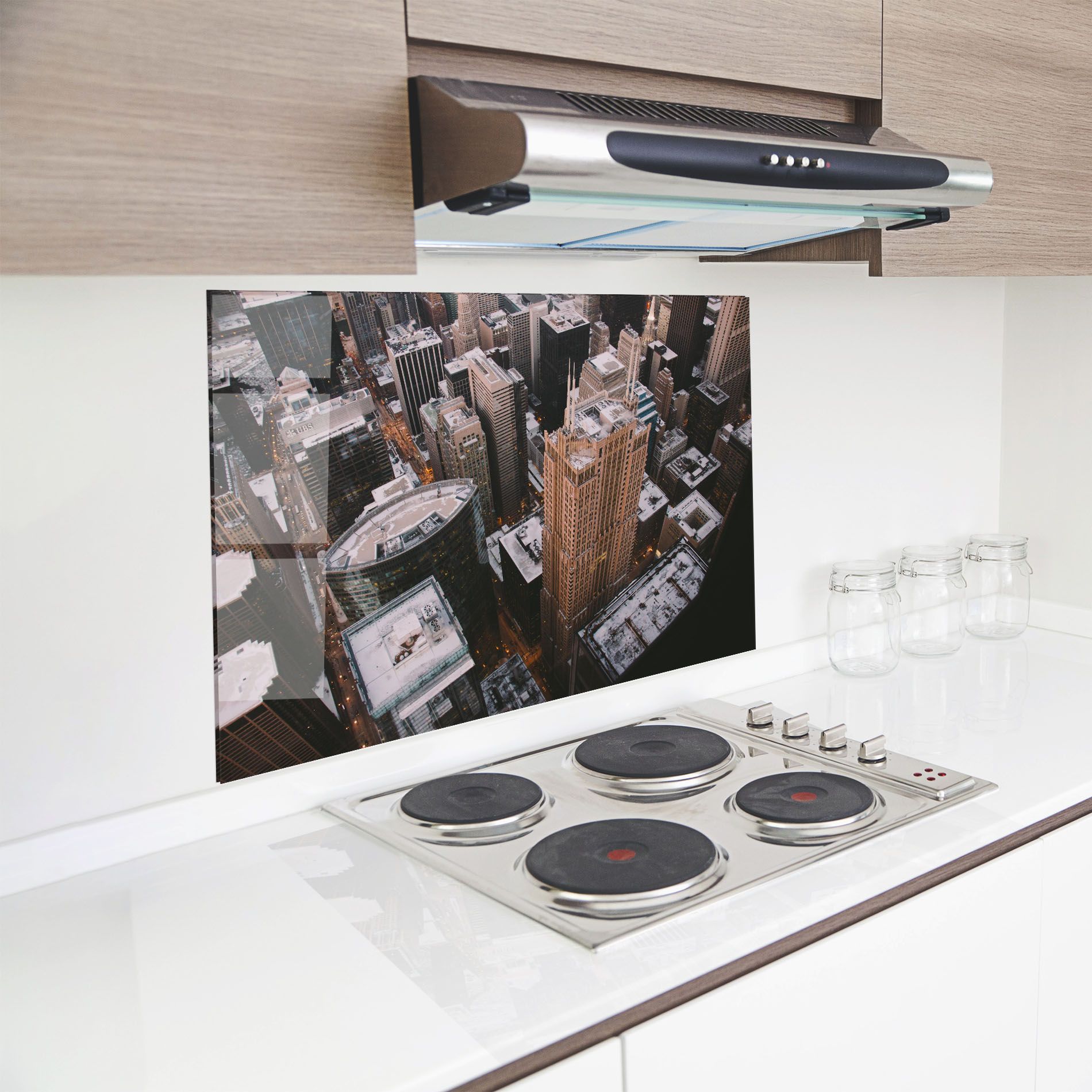 Brown Tall Building mockup 8