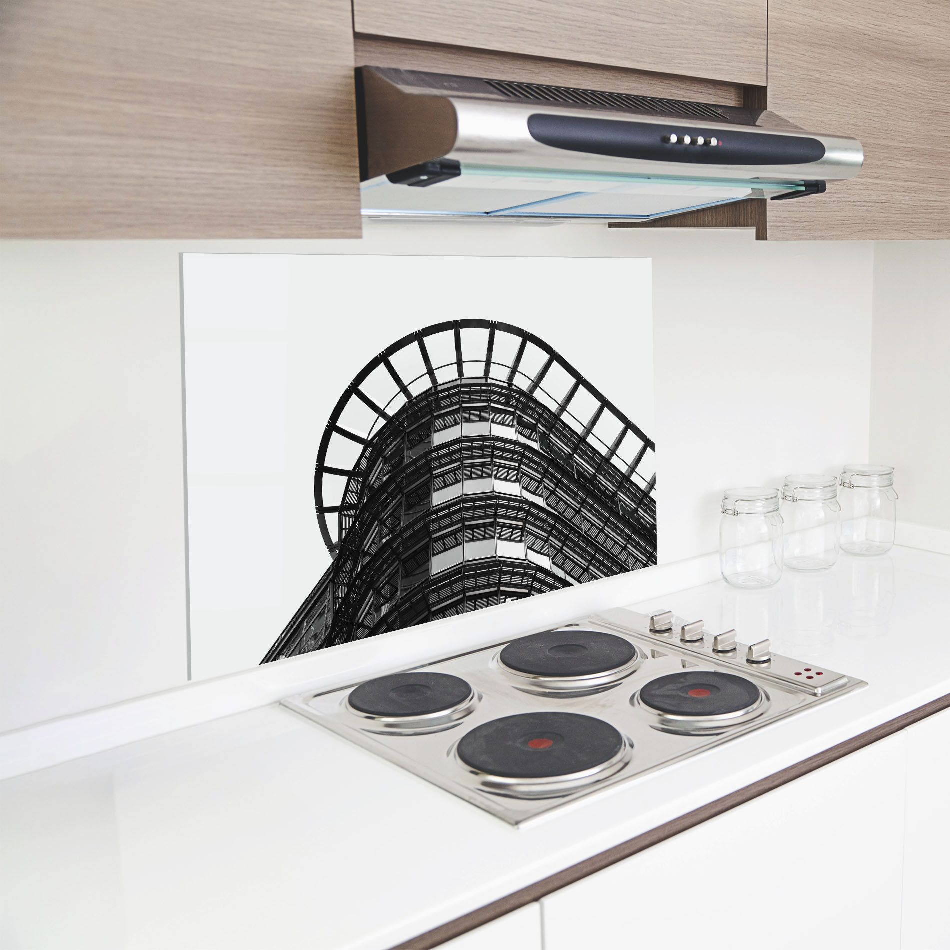 Circle Grey Tower mockup 8