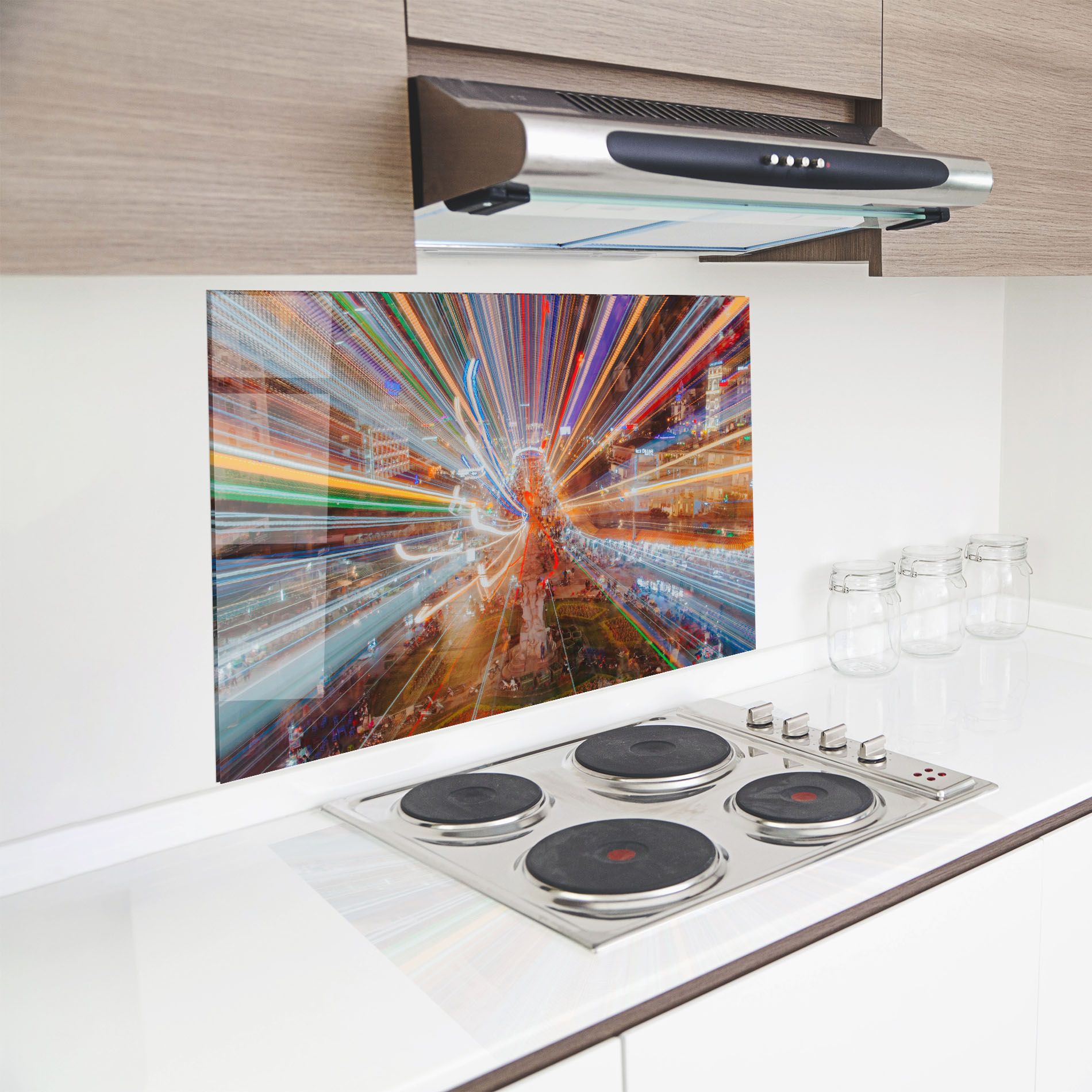 Colorful Light City mockup 8