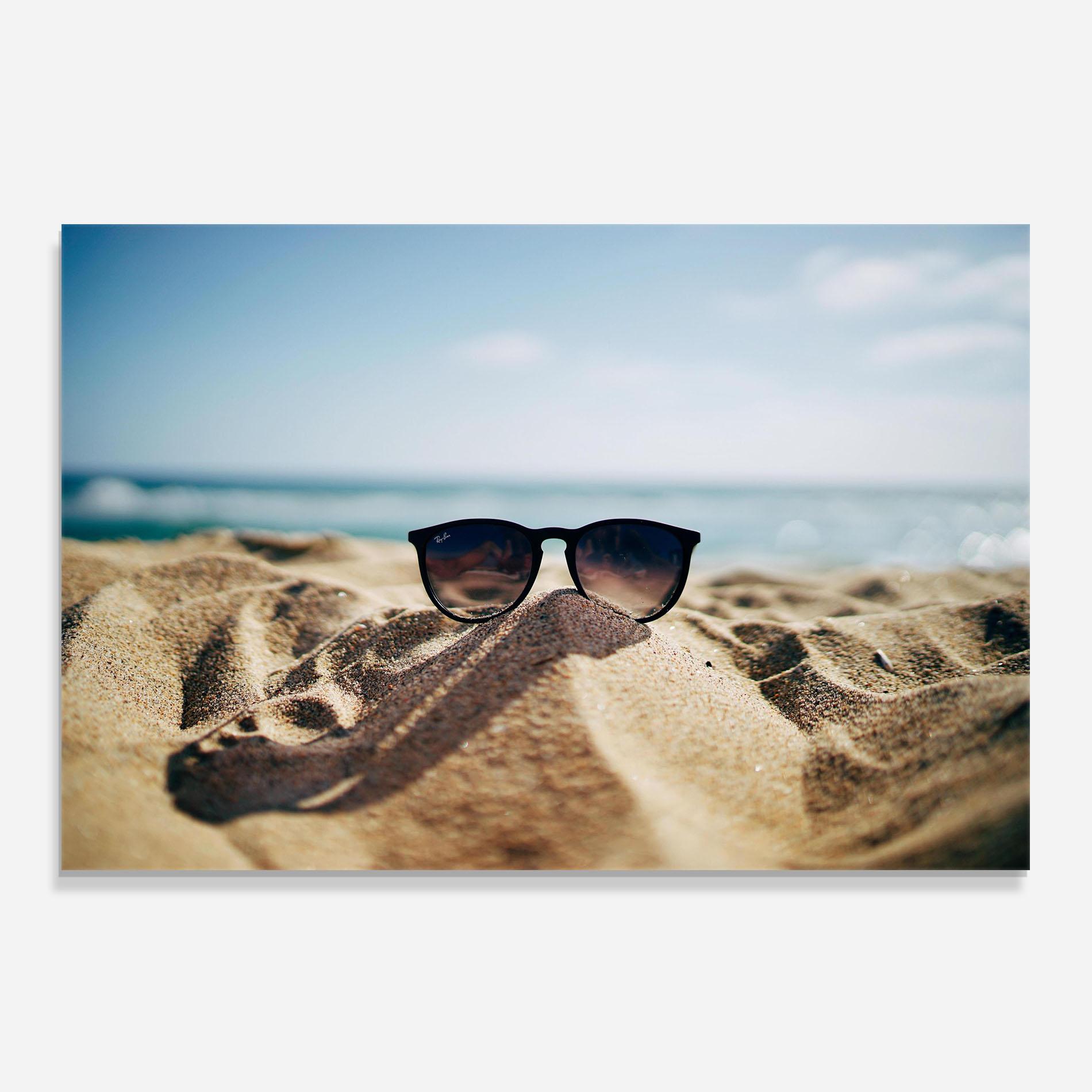 Стъклен панел за кухня Sand Glasses mockup 0