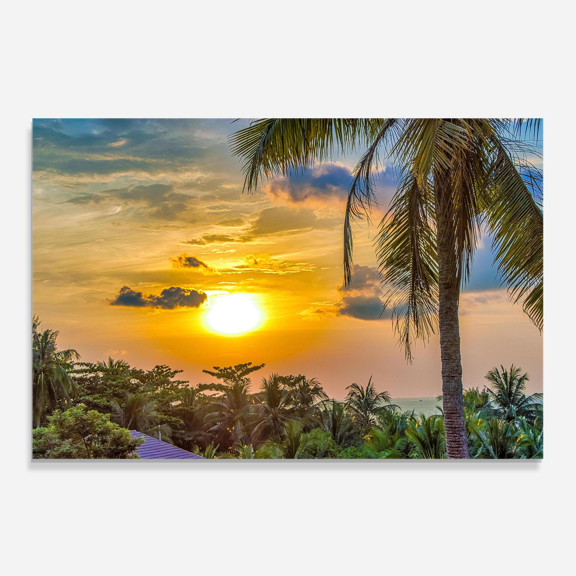 Стъклен панел за кухня Summer View mockup 0