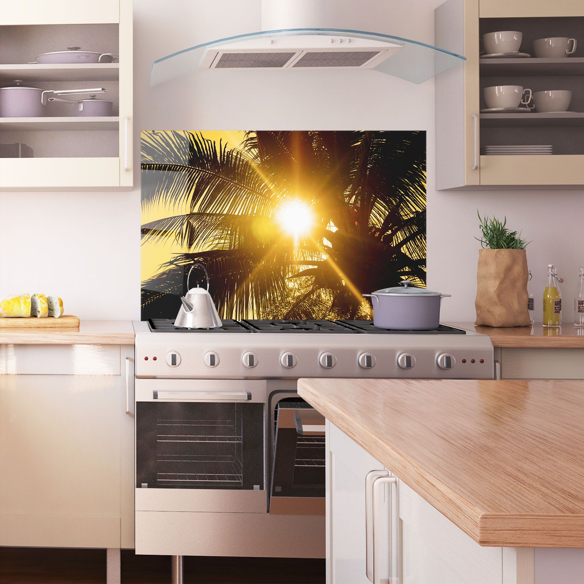 Palm Trees Sun mockup 1