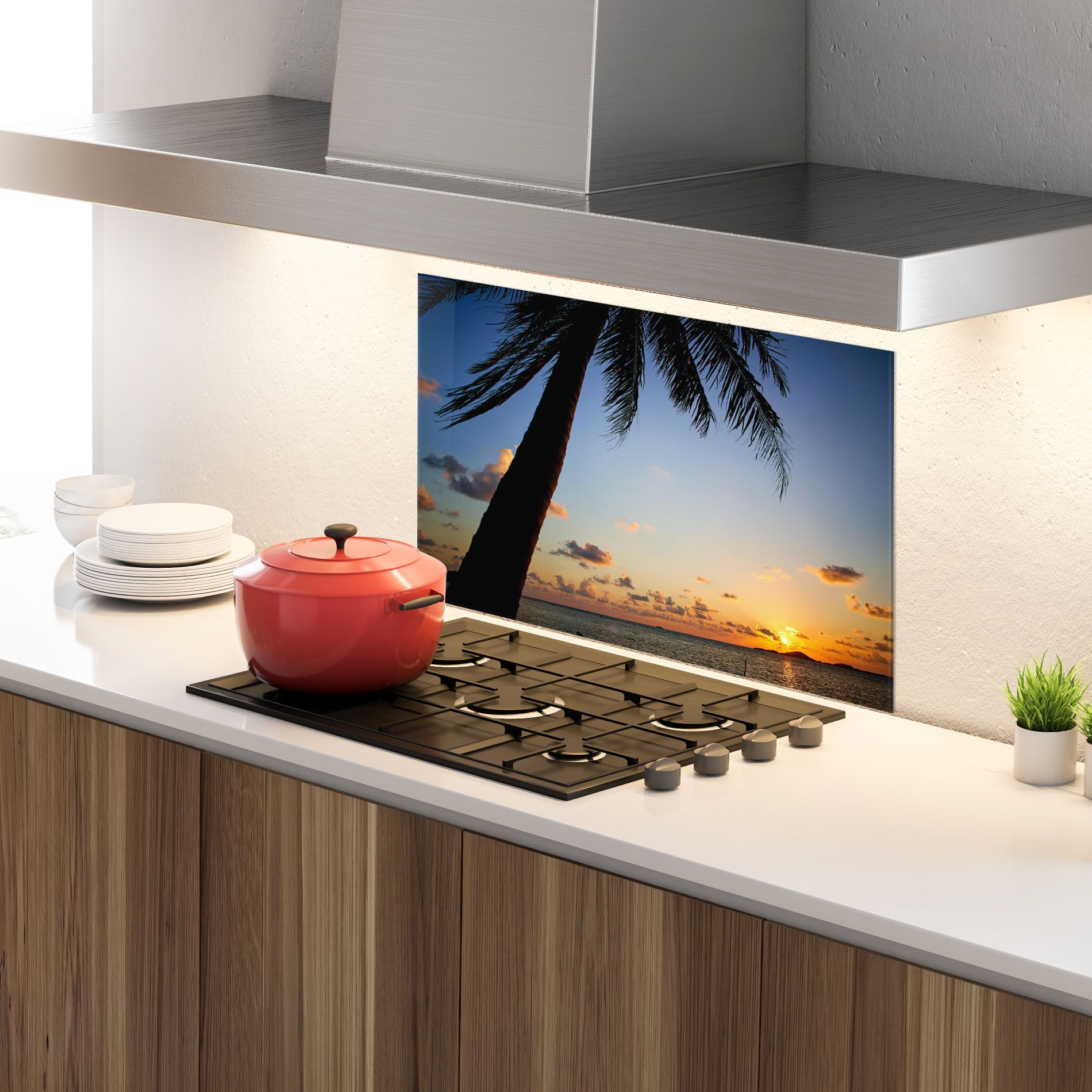 Palm Tree Silhouette mockup 4