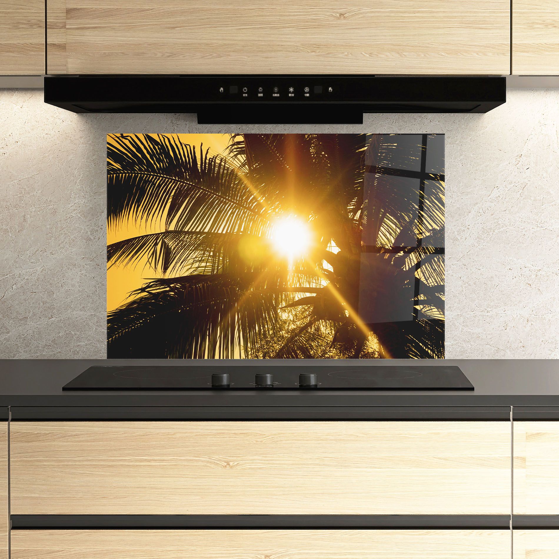 Palm Trees Sun mockup 3