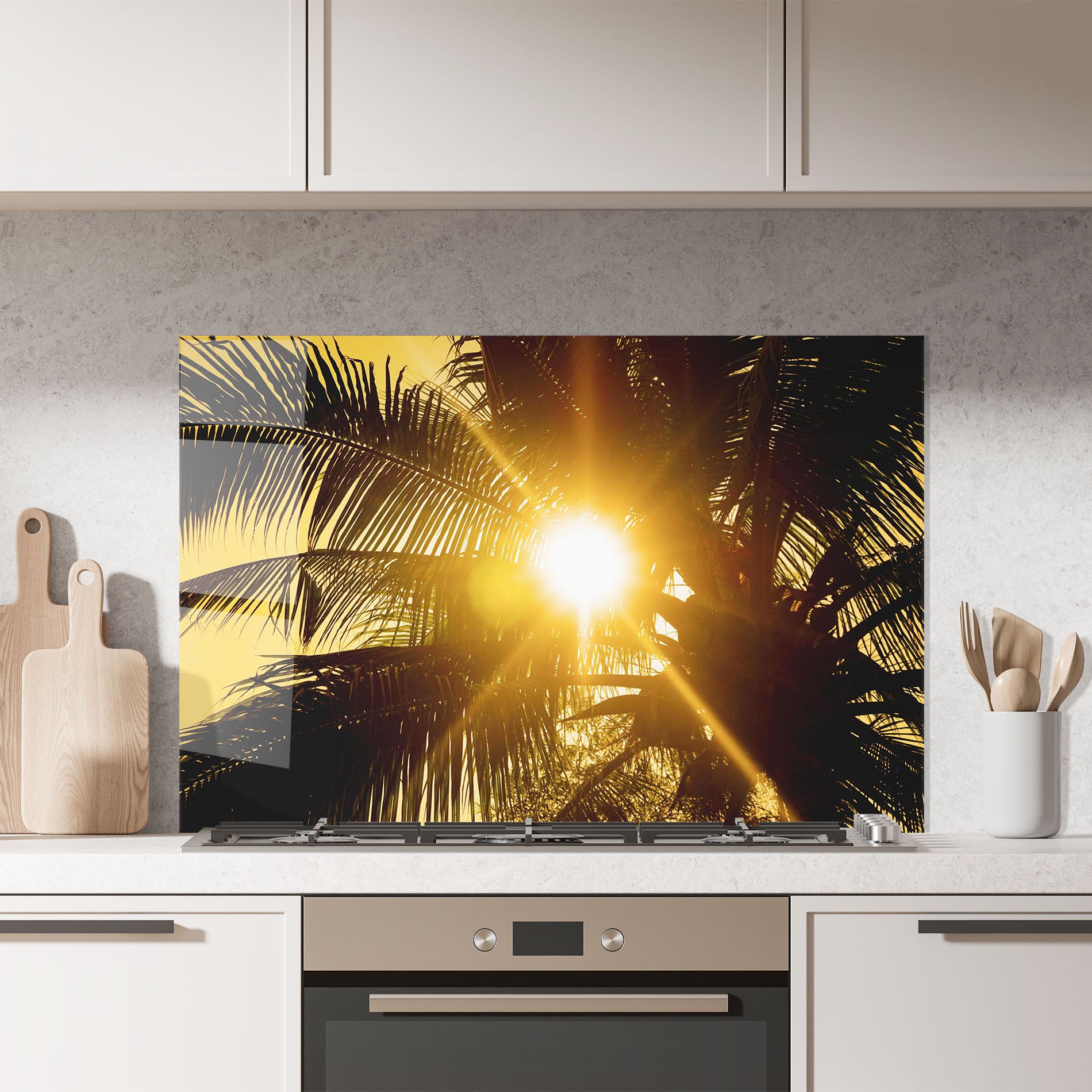 Palm Trees Sun mockup 7