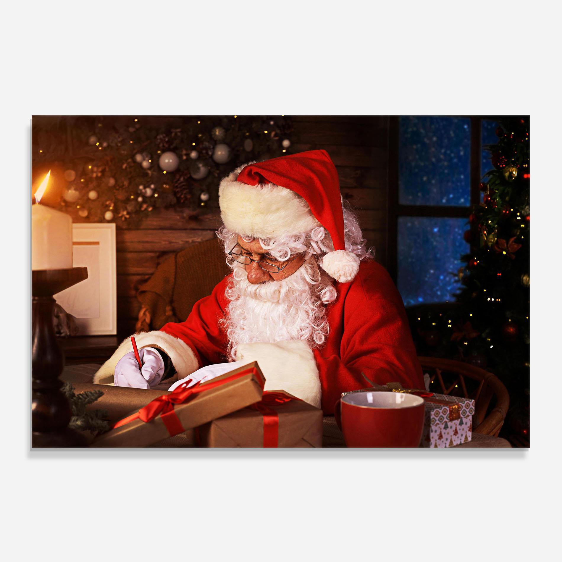 Стъклен панел за кухня Answering Christmas Letters mockup 0