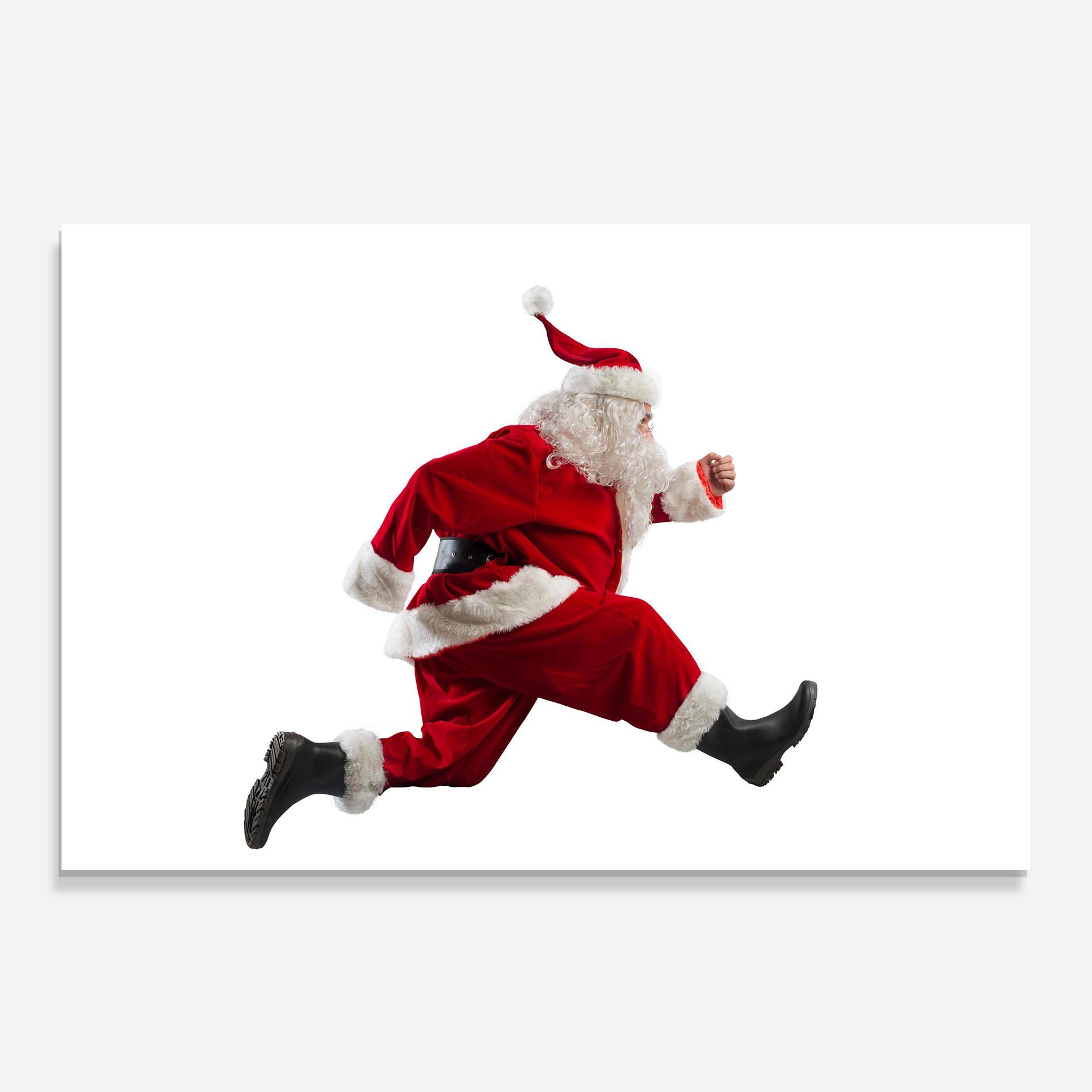 Стъклен панел за кухня Fast Delivery Santa mockup 0