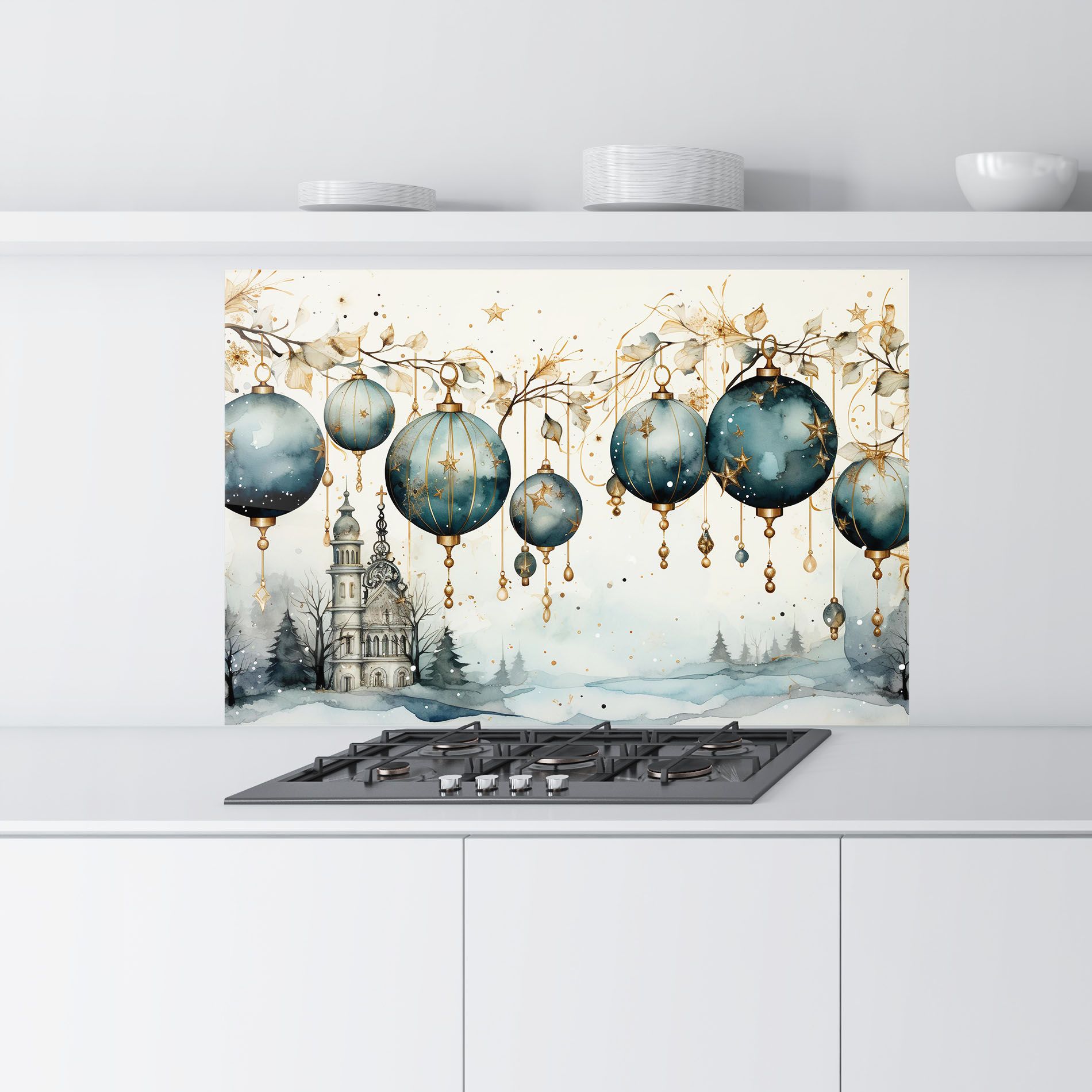 Christmas Paper Art mockup 9