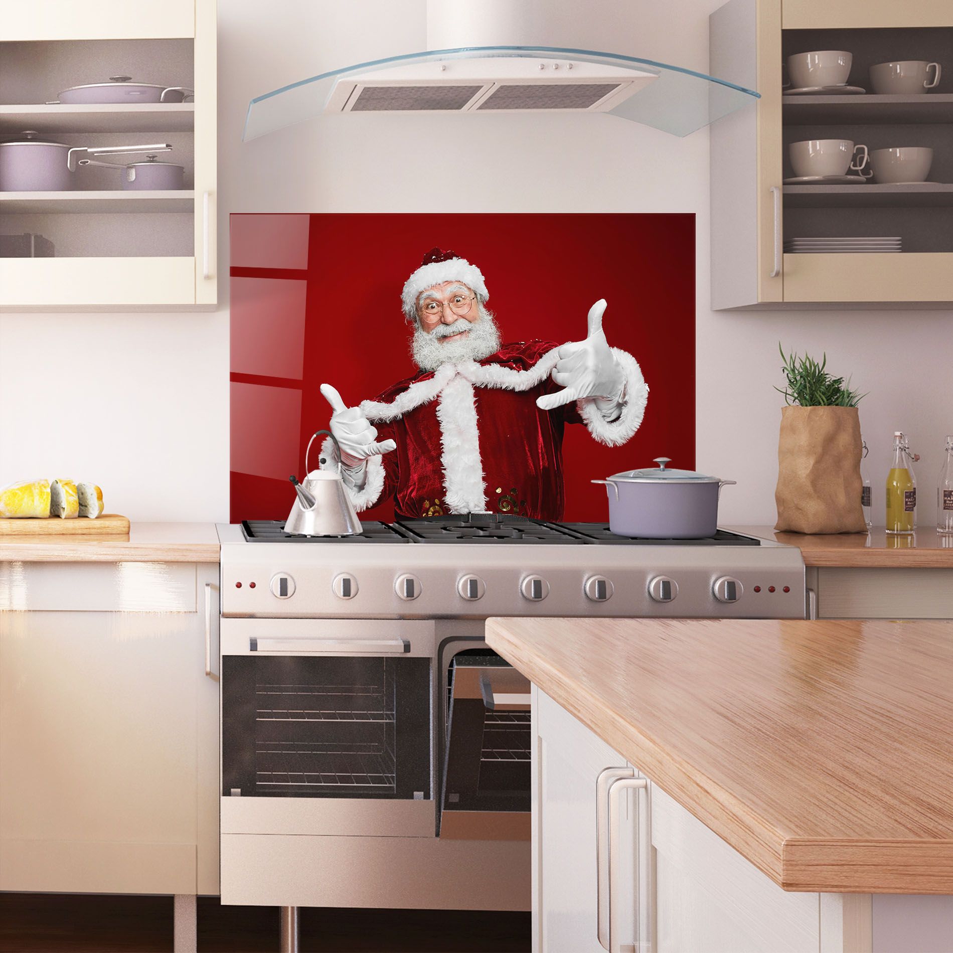 Cool Santa Claus mockup 1