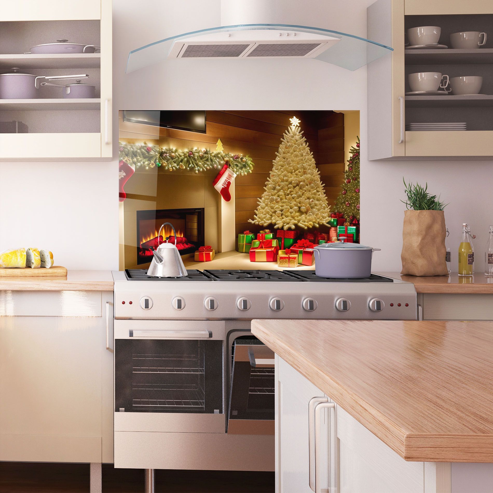 Decorated Christmas Tree mockup 1