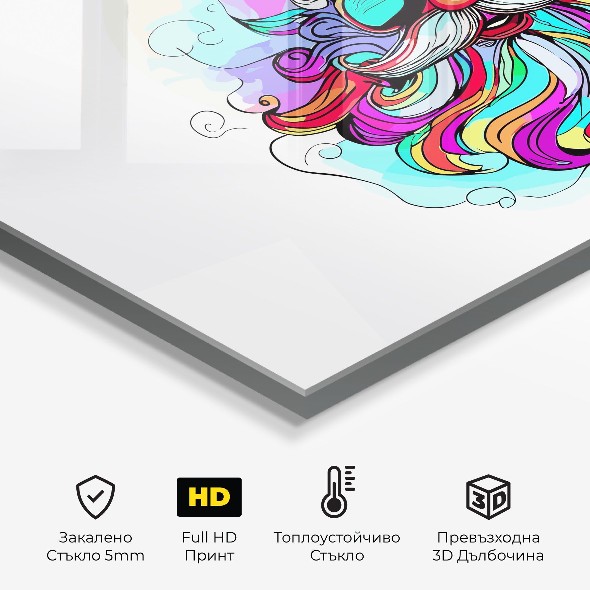 Colorful Santa mockup 2