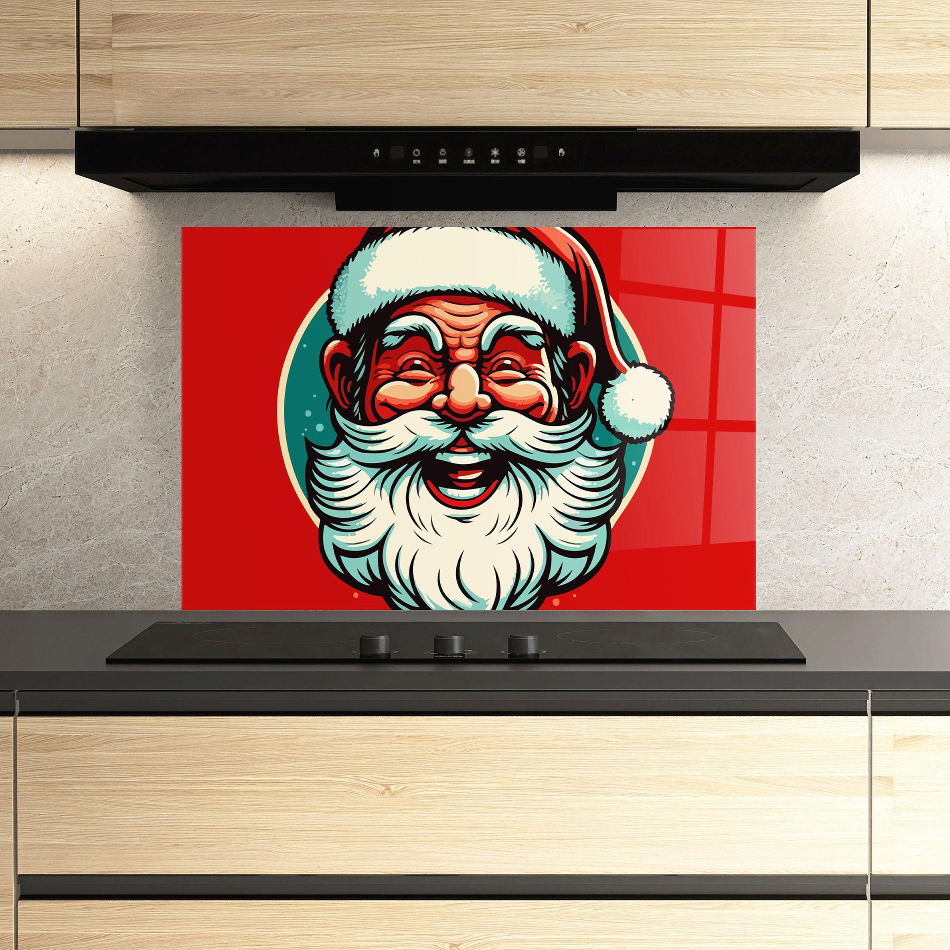 Стъклен панел за кухня Crazy Smile mockup 3