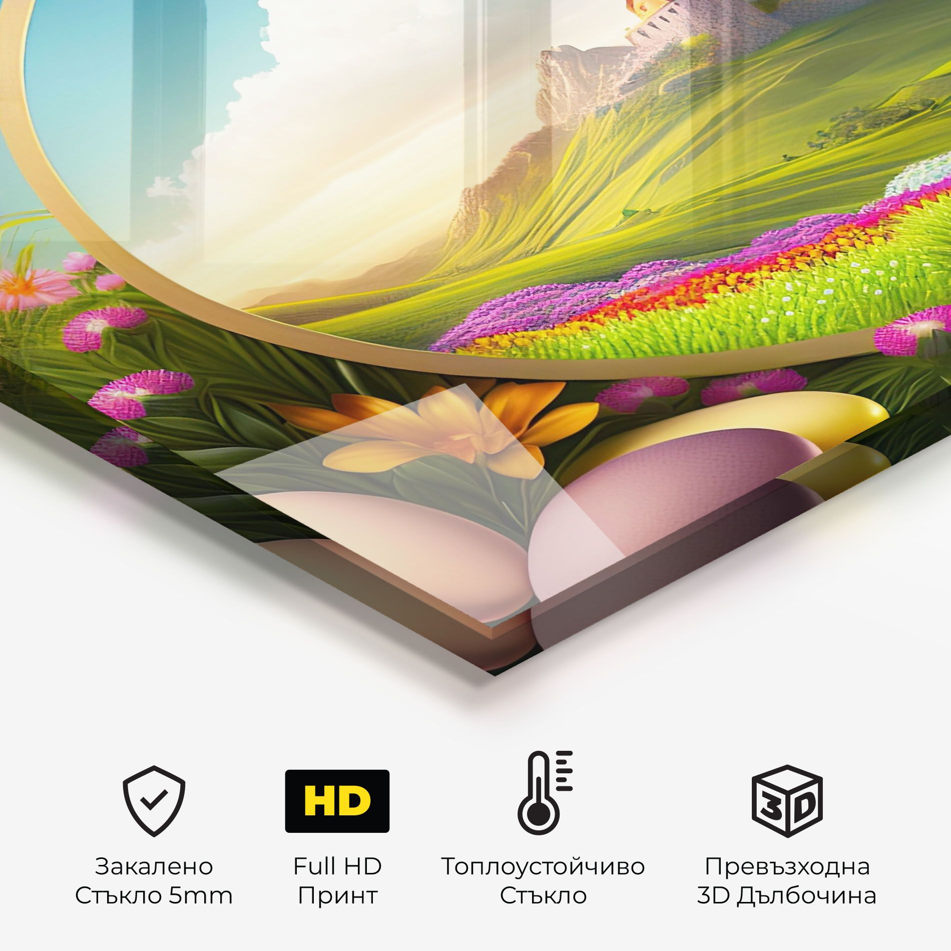 Easter Eggs Castle mockup 2