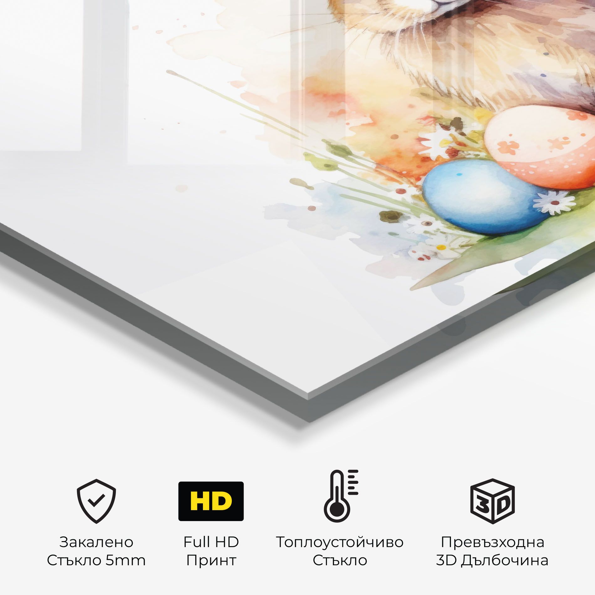 Rabbit Easter Art mockup 2