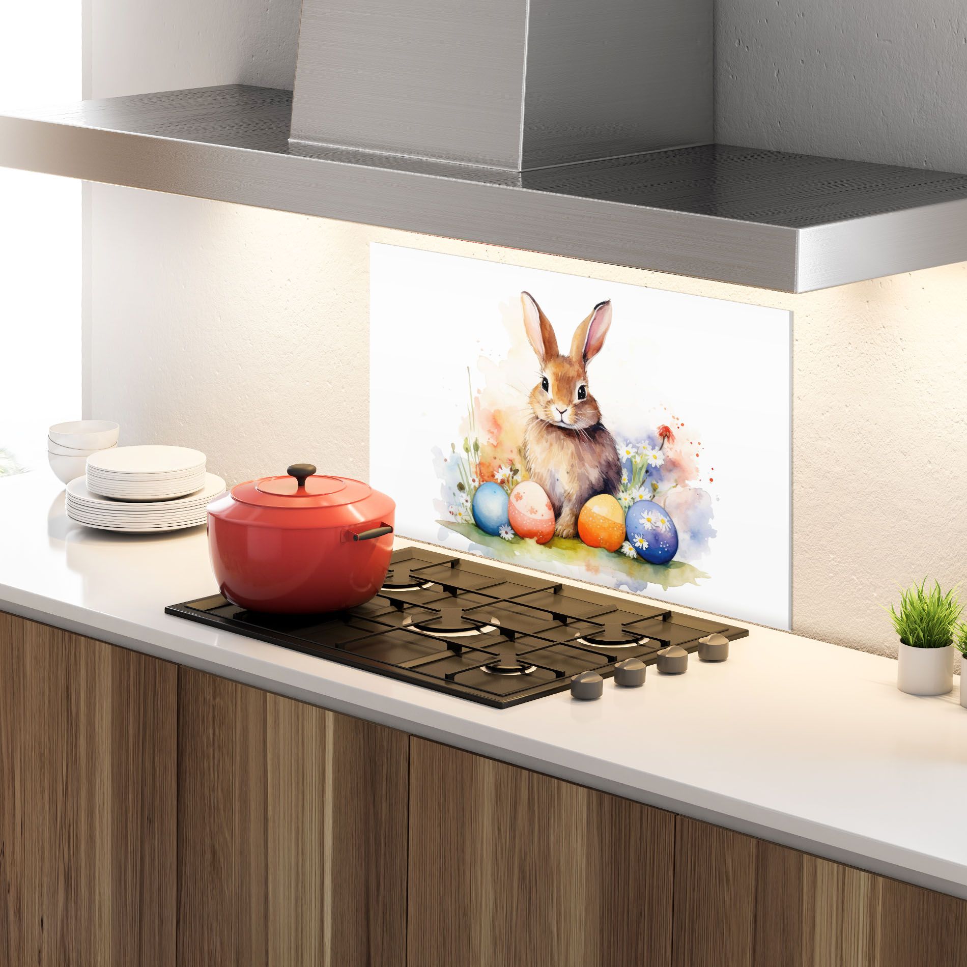 Rabbit Easter Art mockup 4