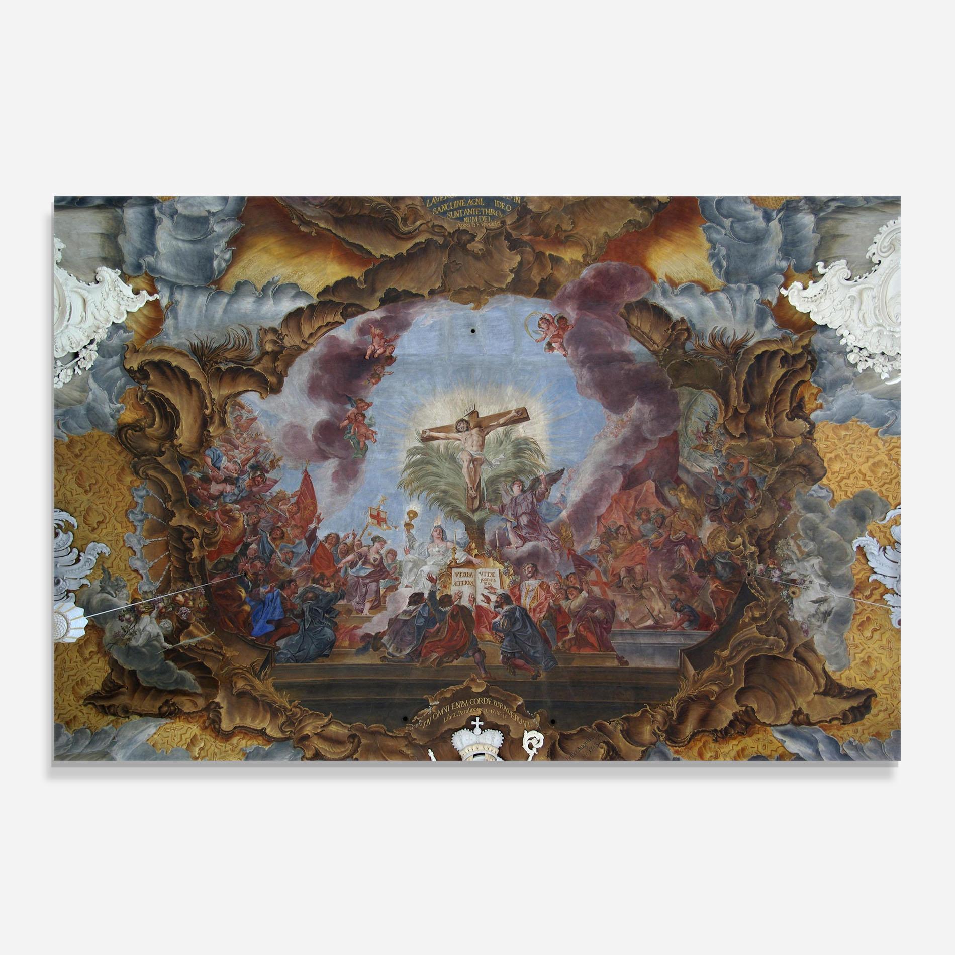 Стъклен панел за кухня Devine Illumination mockup 0