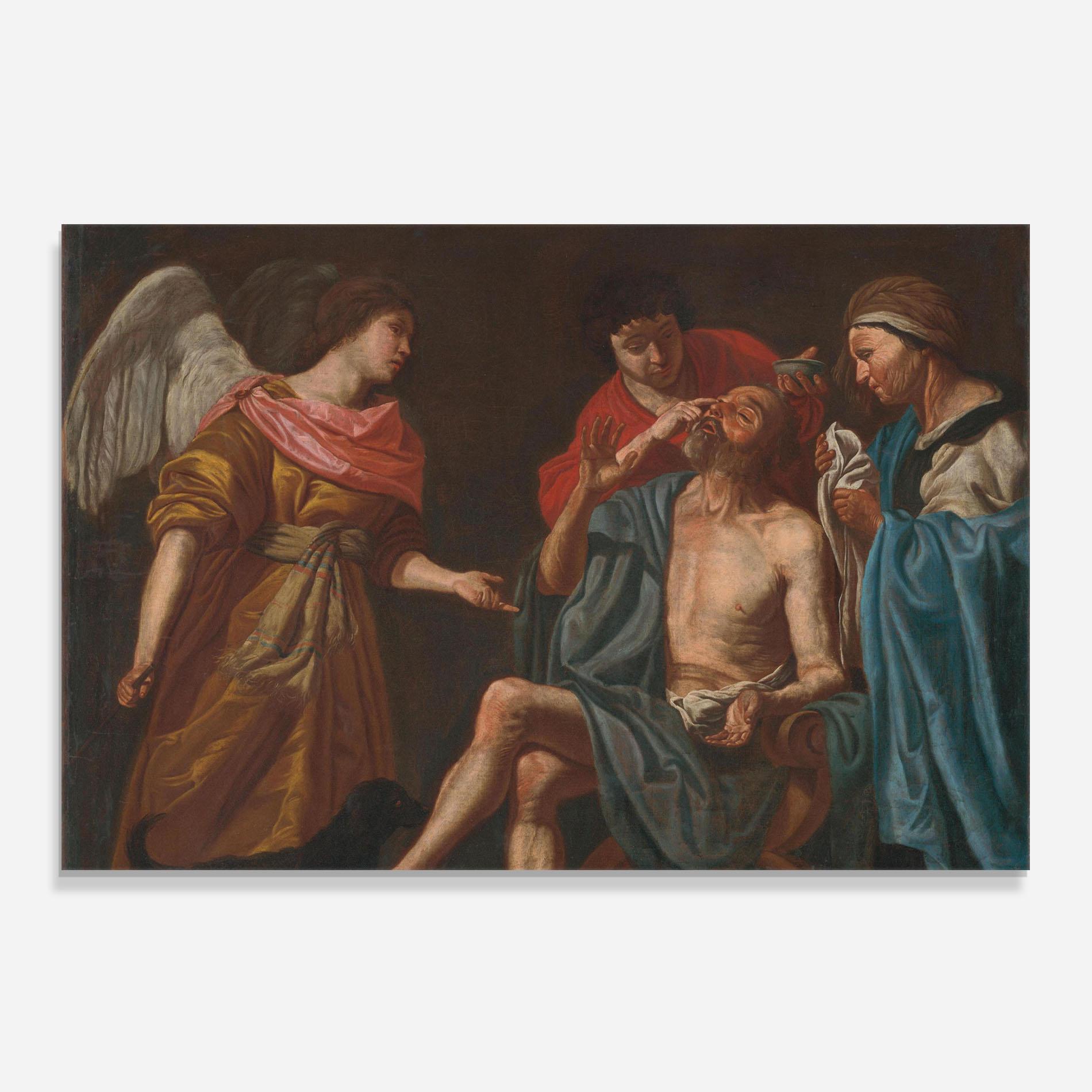 Стъклен панел за кухня Old Wings Person mockup 0