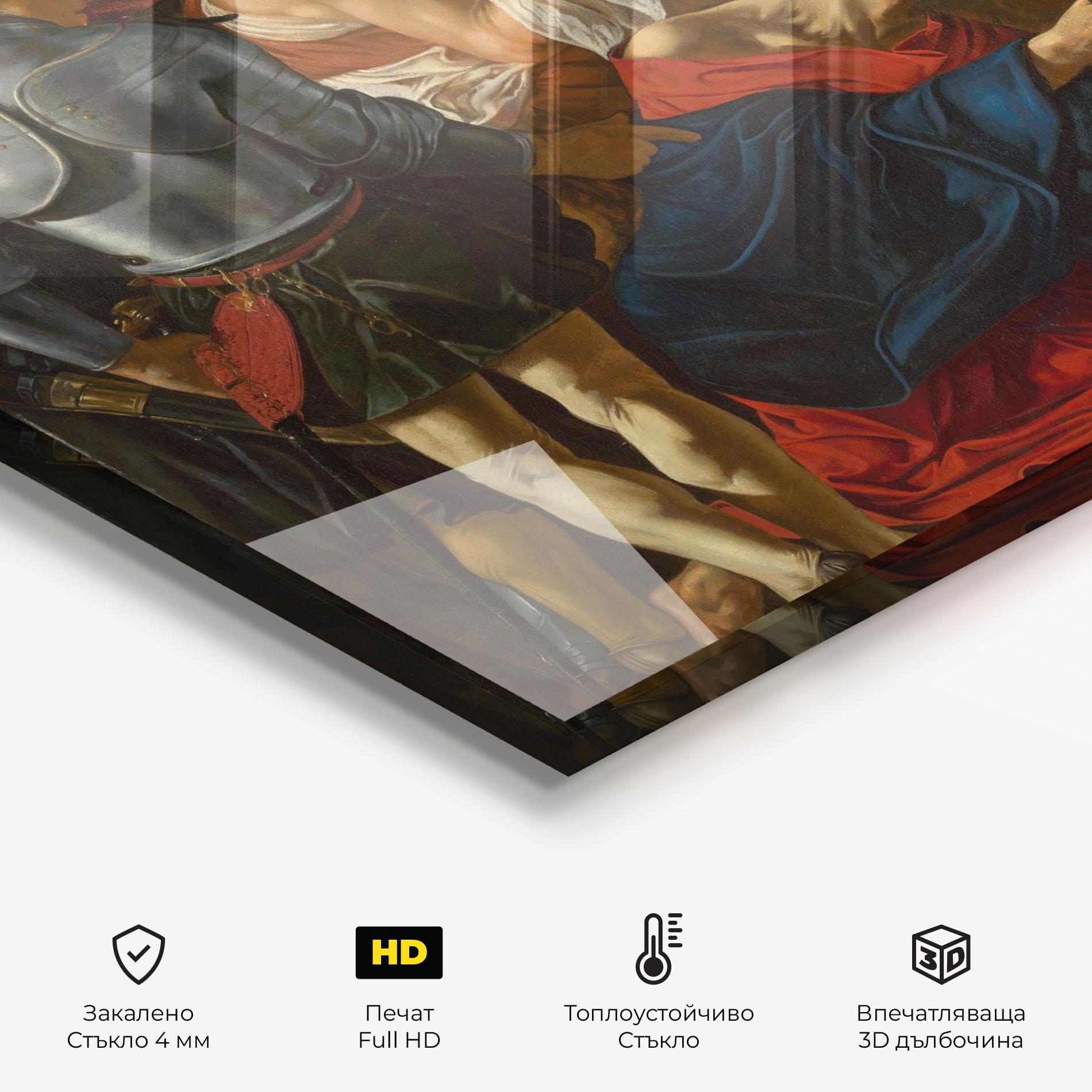 Стъклен панел за кухня Old Running mockup 2