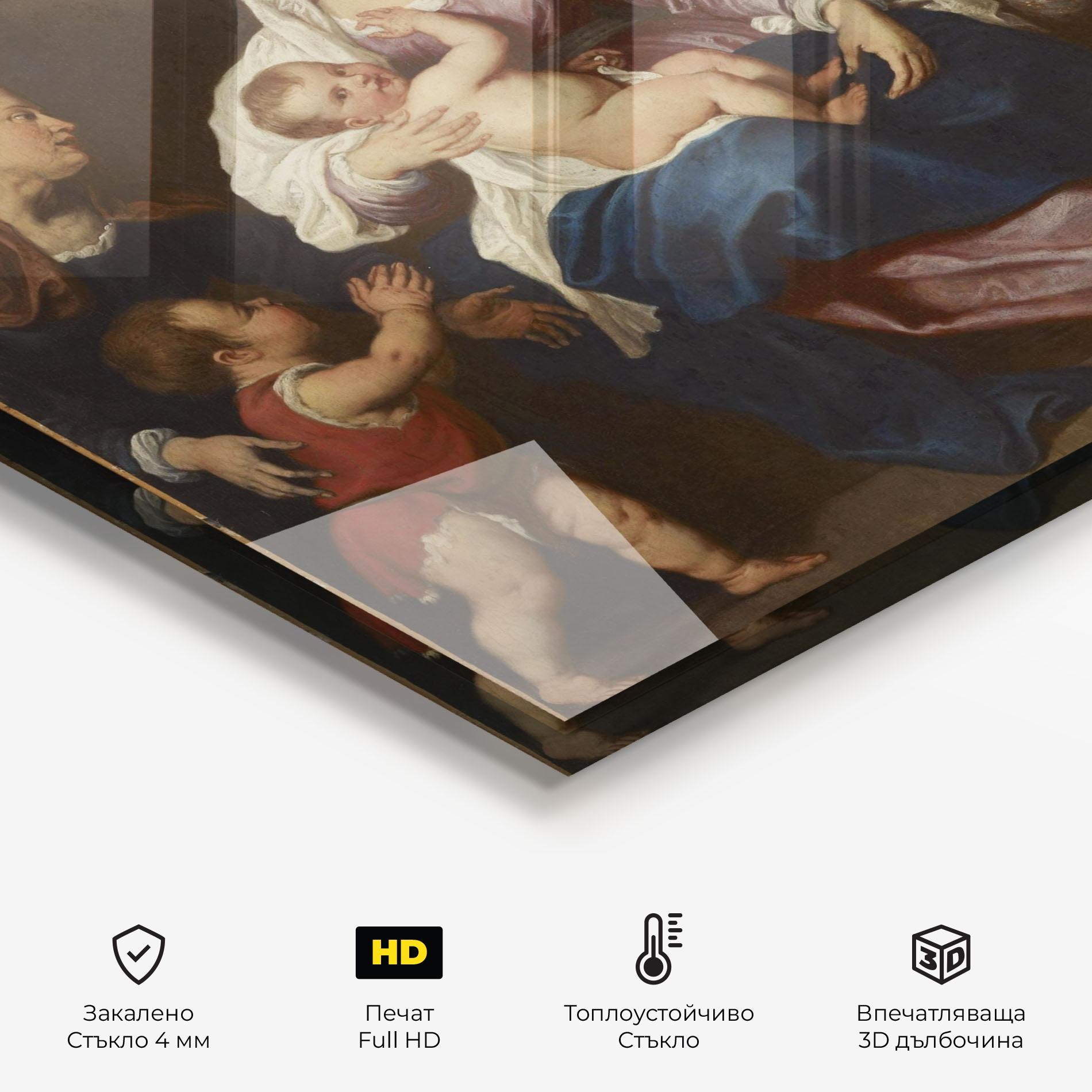 Стъклен панел за кухня Risen Glory mockup 2