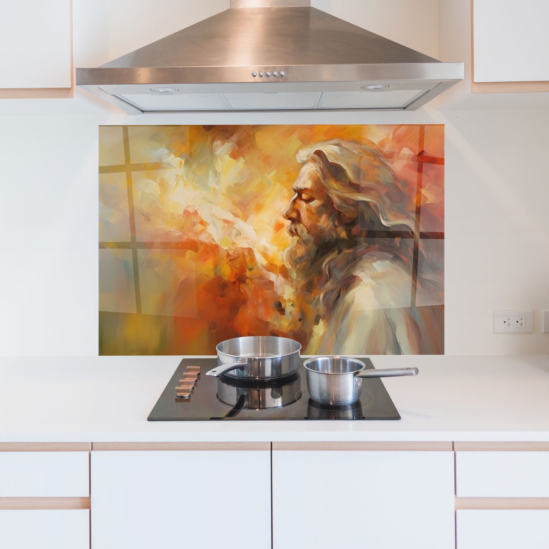 Christ Oil Painting mockup 5