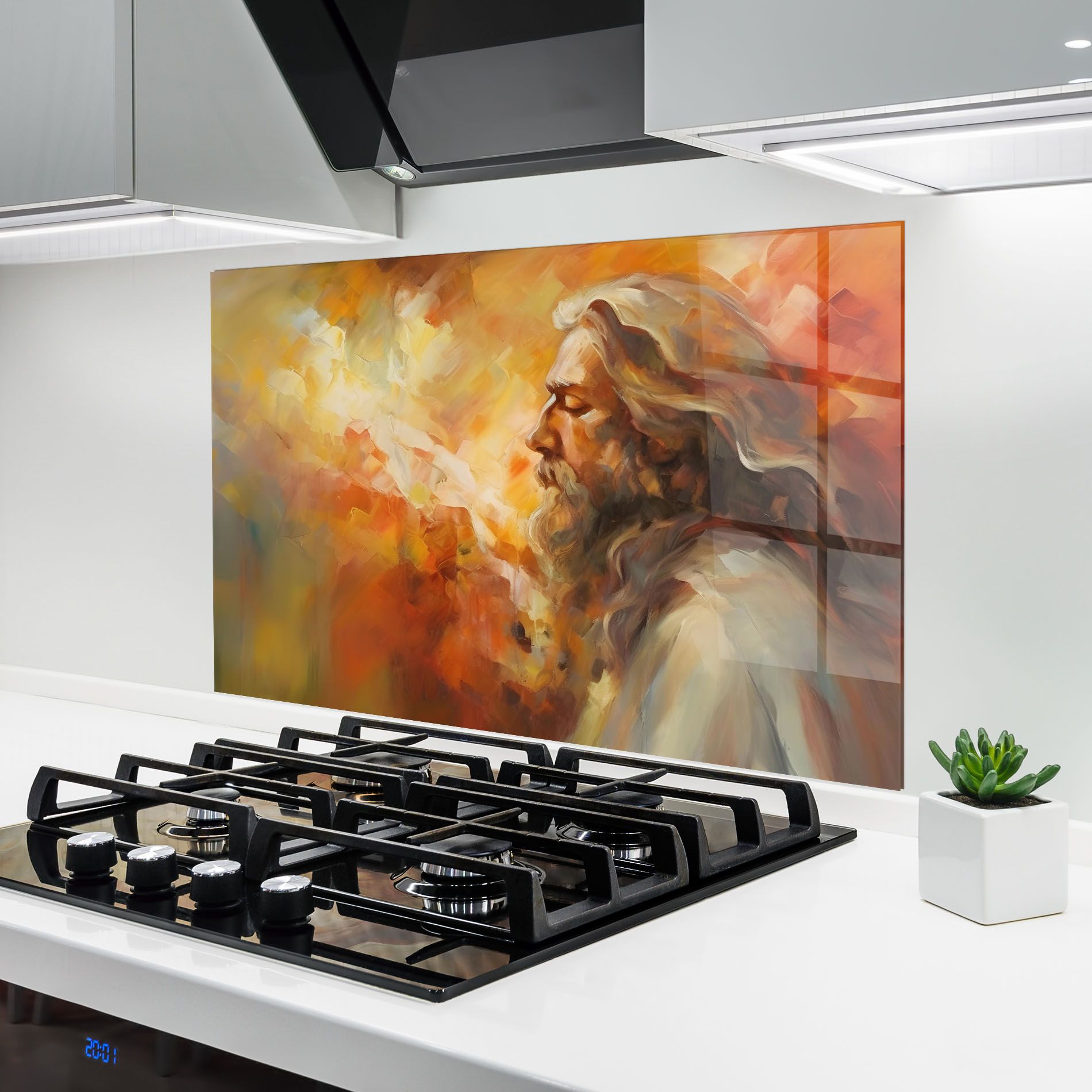 Christ Oil Painting mockup 6
