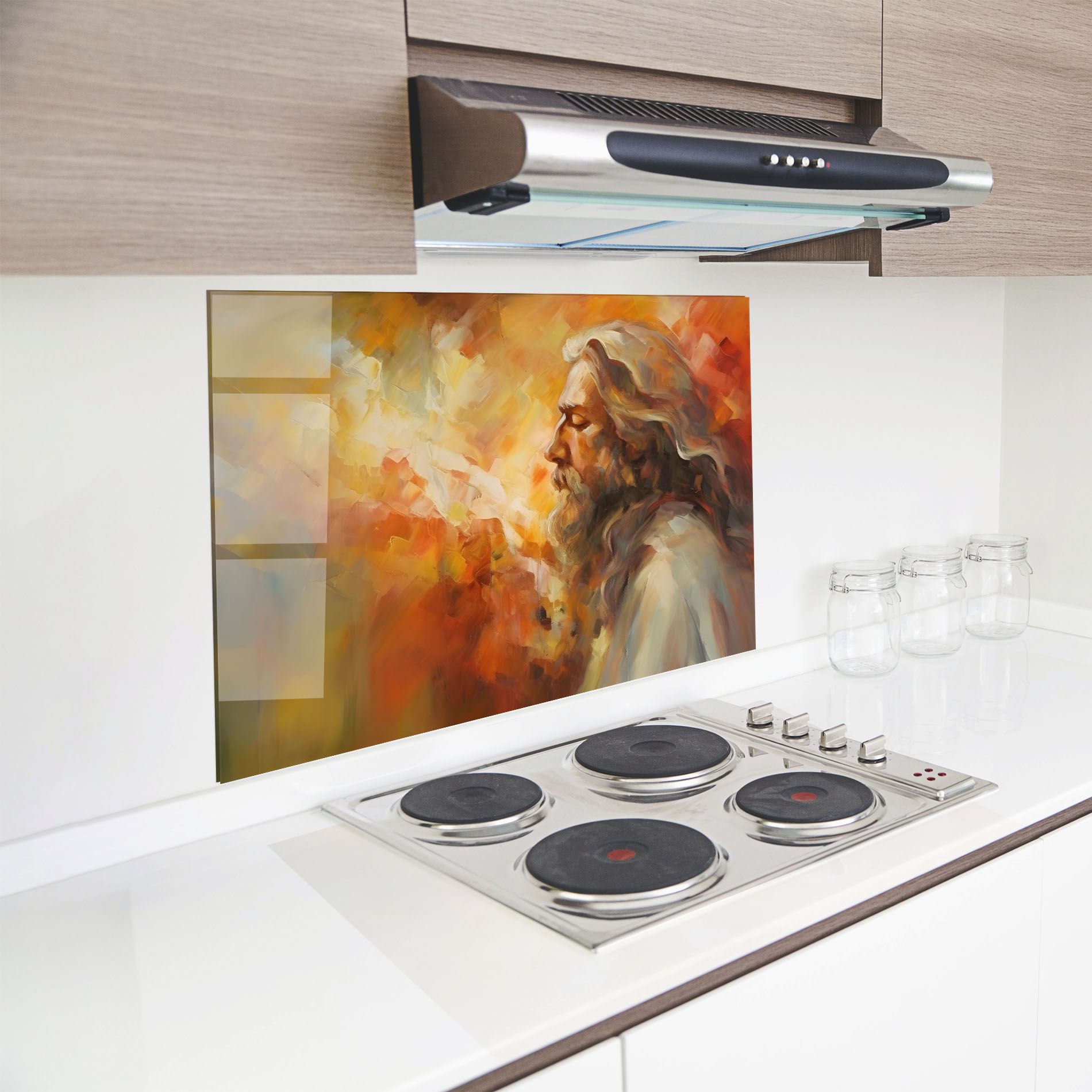 Christ Oil Painting mockup 8