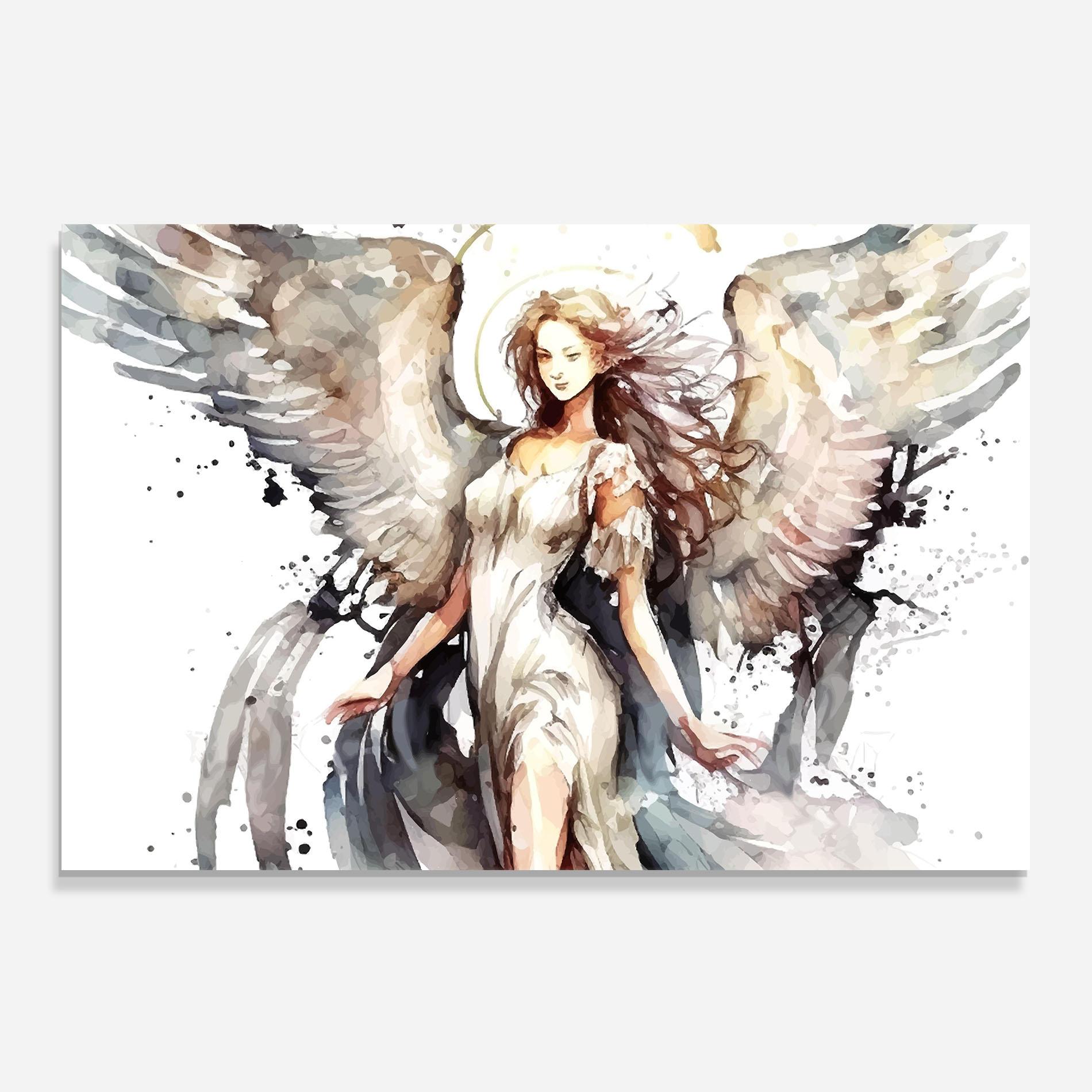 Стъклен панел за кухня Angel Lady mockup 0