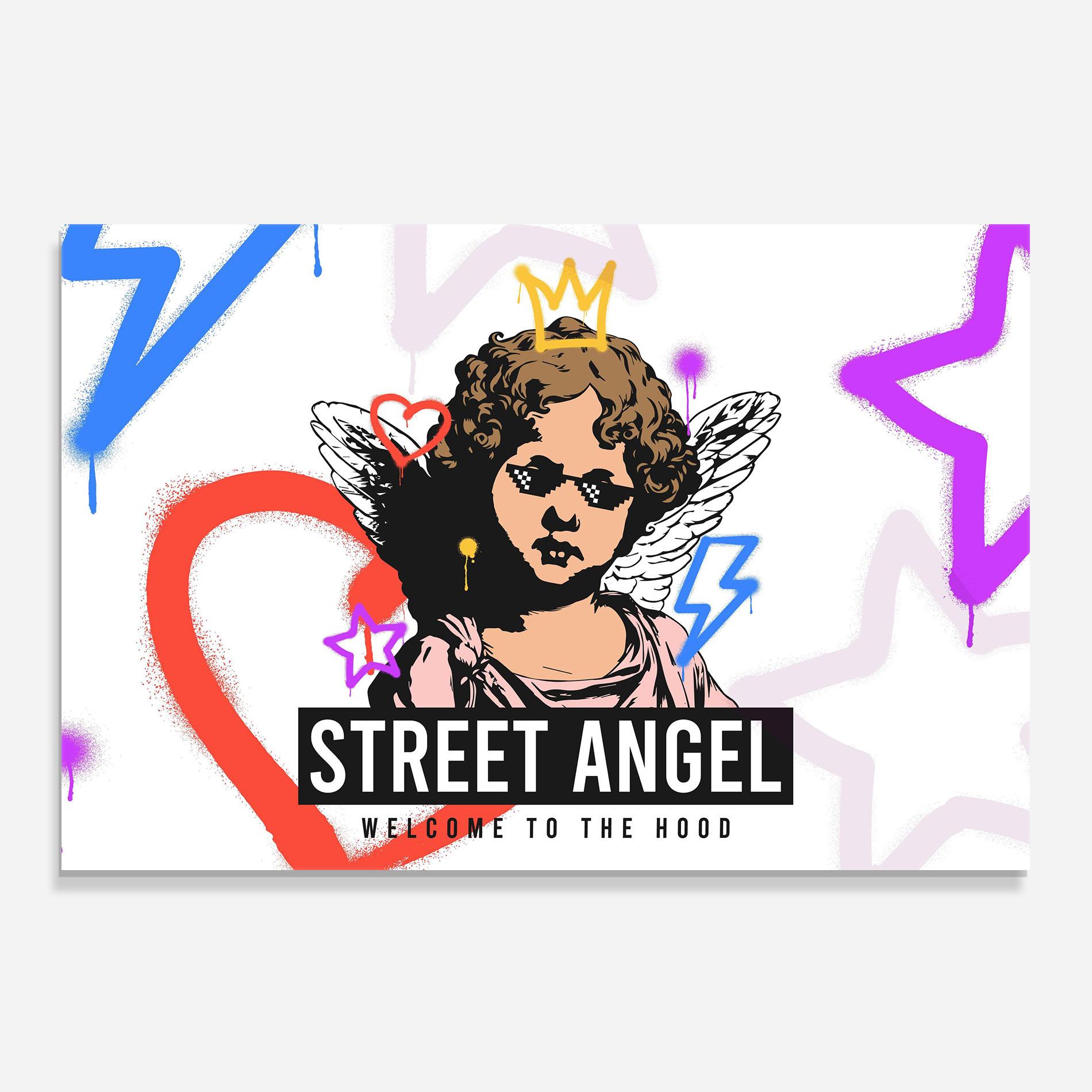 Стъклен панел за кухня Hood Angel mockup 0