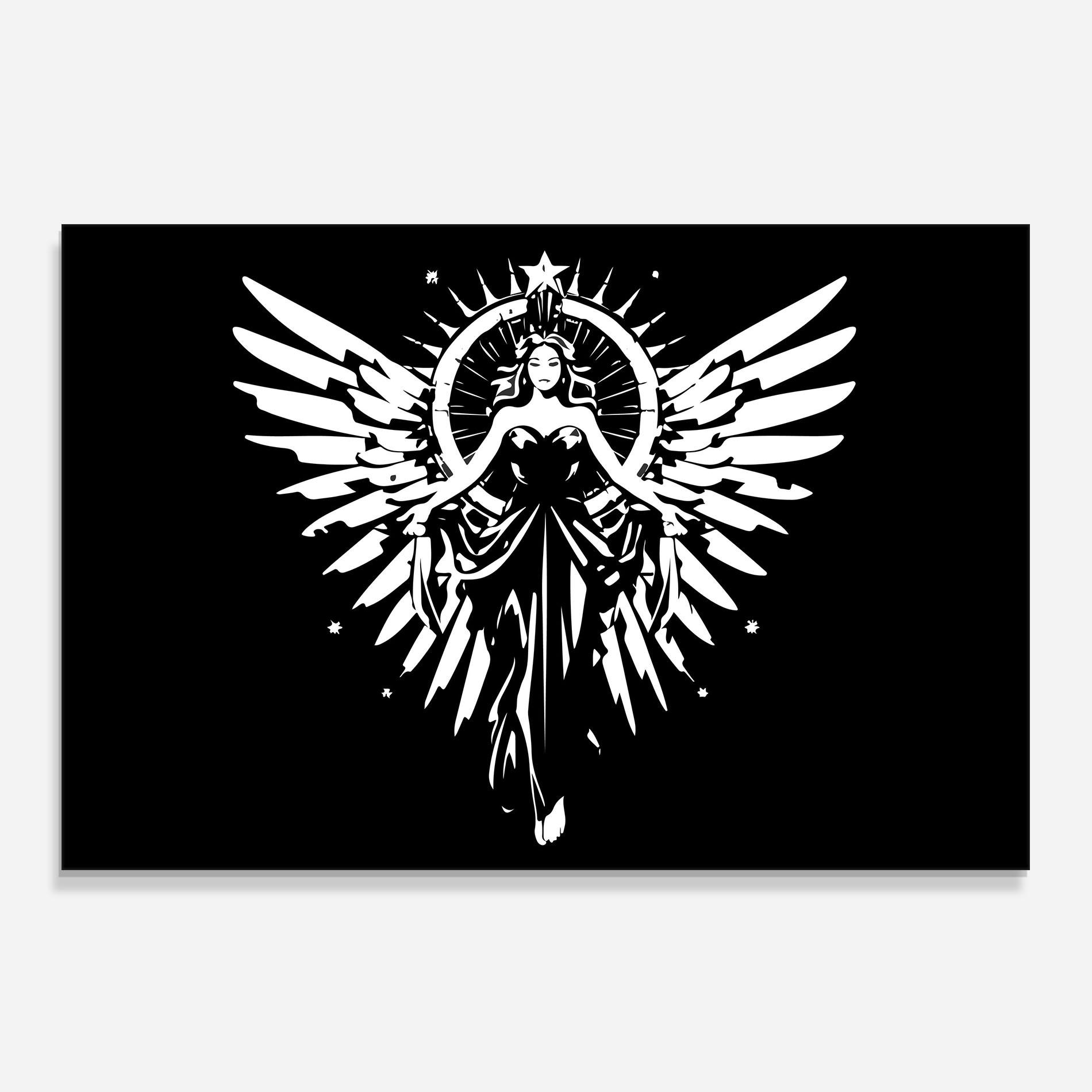 Стъклен панел за кухня Jewels Angel mockup 0