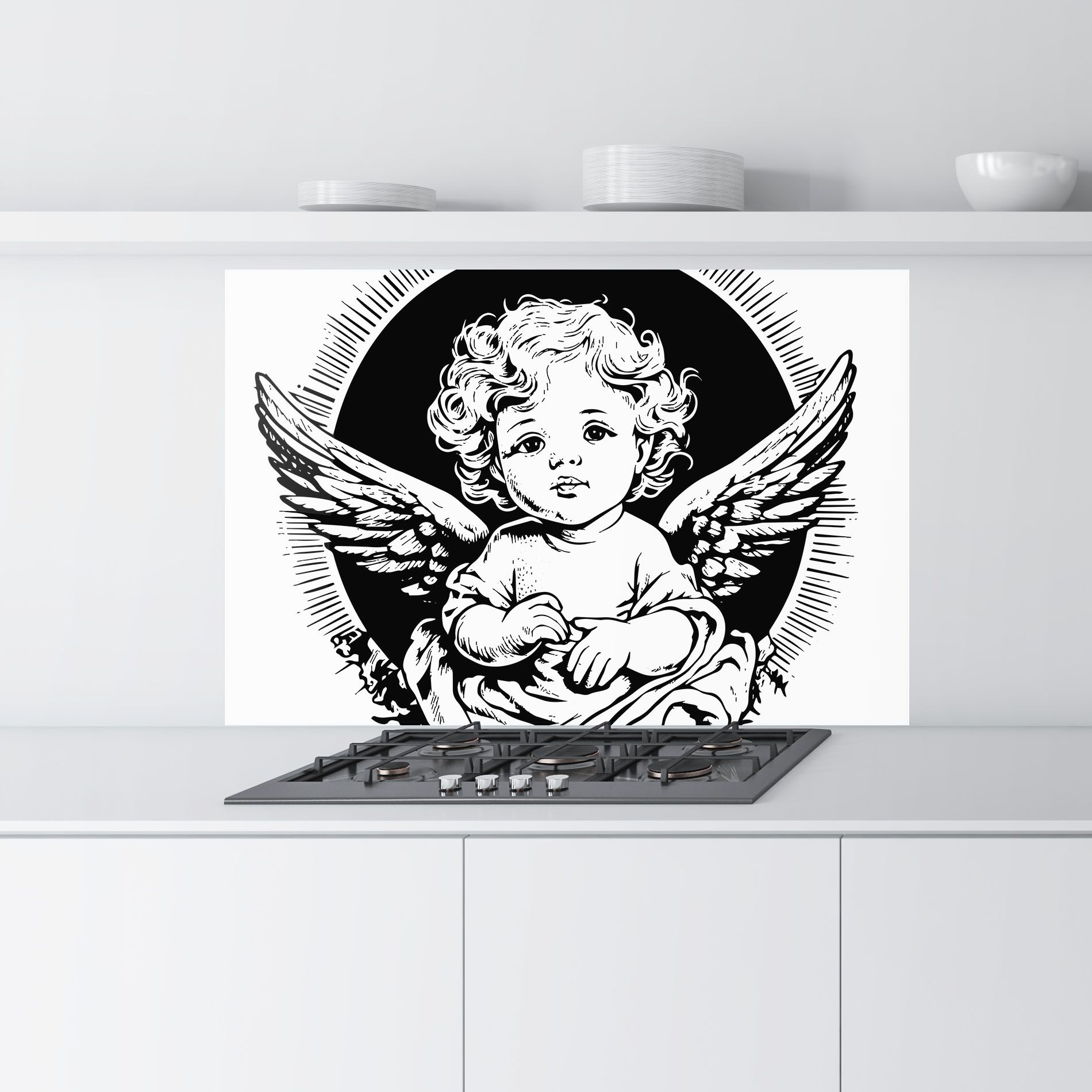 Cute Baby Angel mockup 9