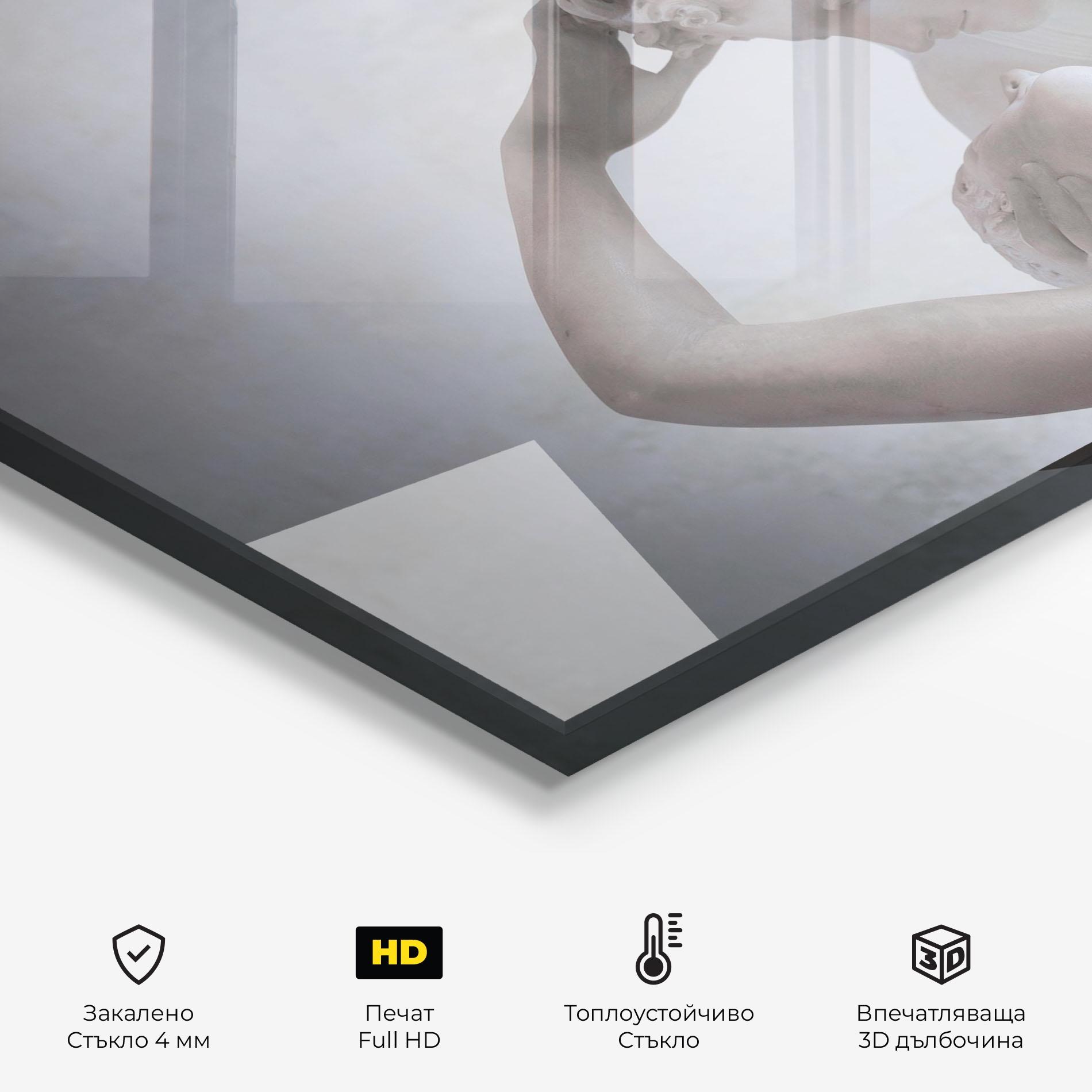 Стъклен панел за кухня Angel Kiss mockup 2