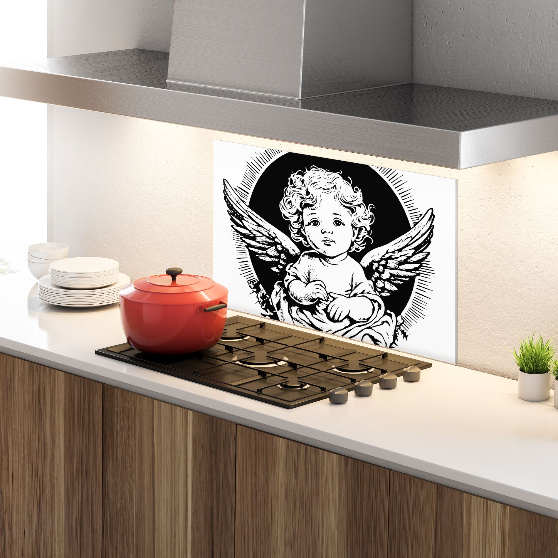 Cute Baby Angel mockup 4