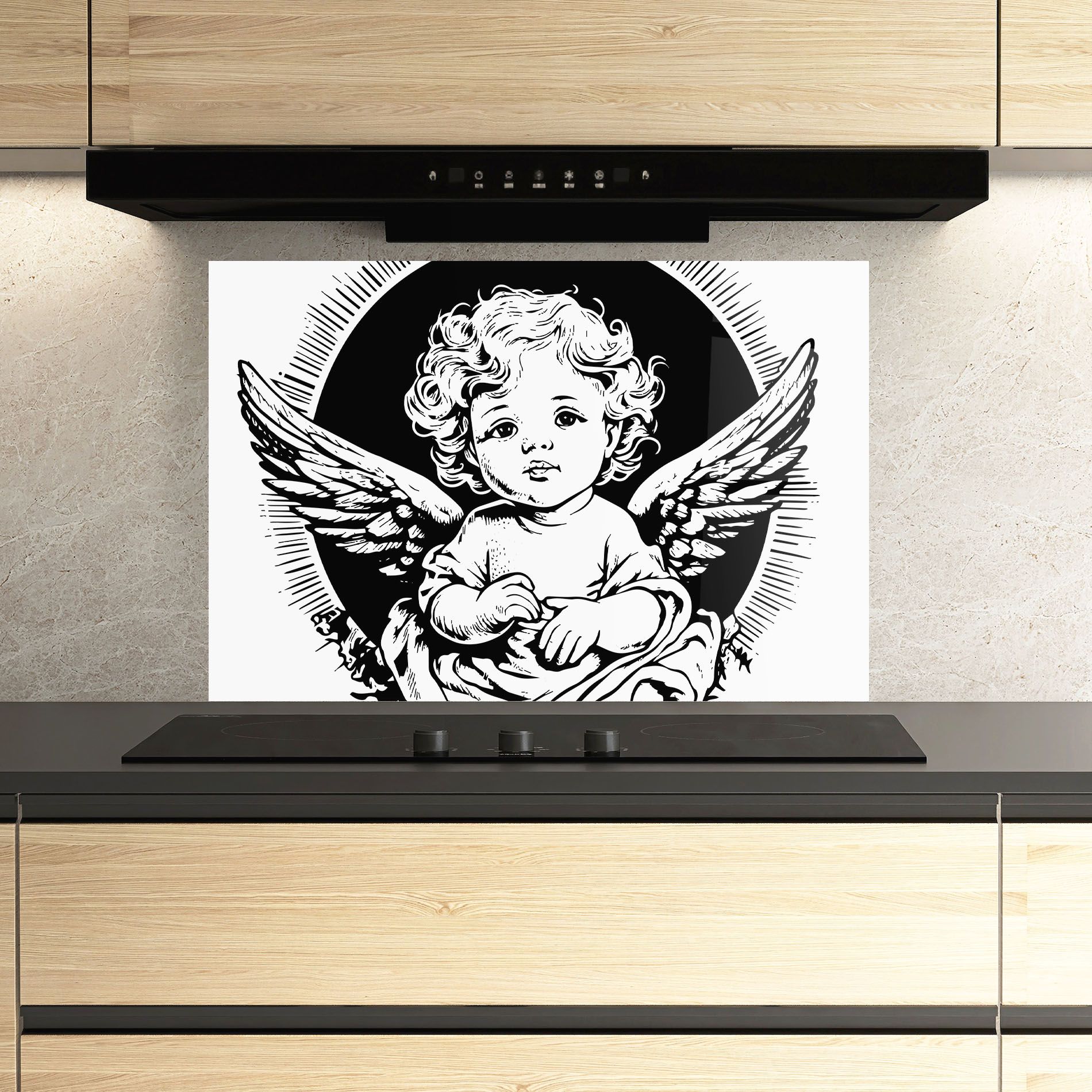 Cute Baby Angel mockup 3