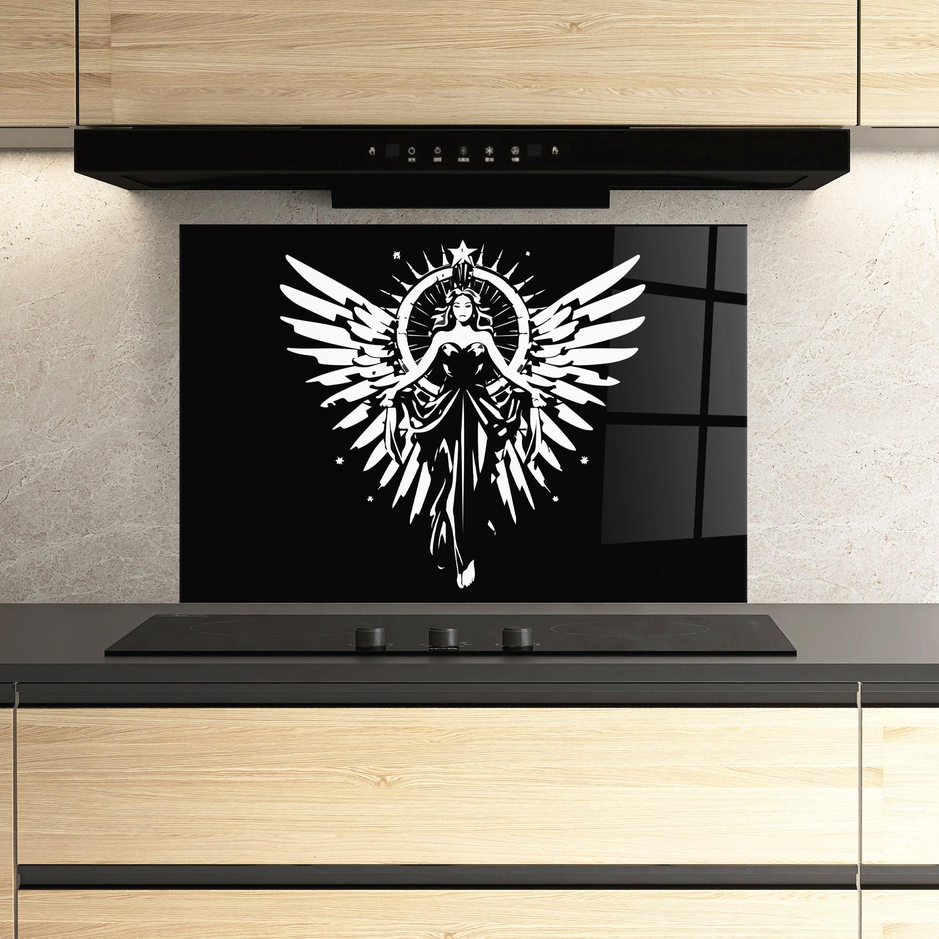 Стъклен панел за кухня Jewels Angel mockup 3