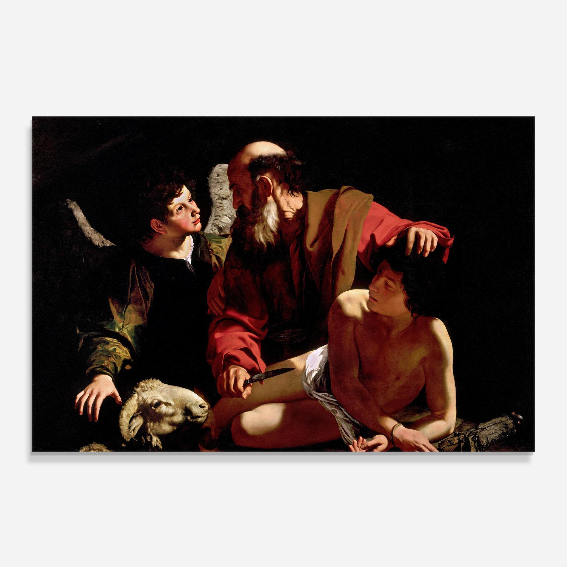 Стъклен панел за кухня Sacrifice Of Isaac mockup 0