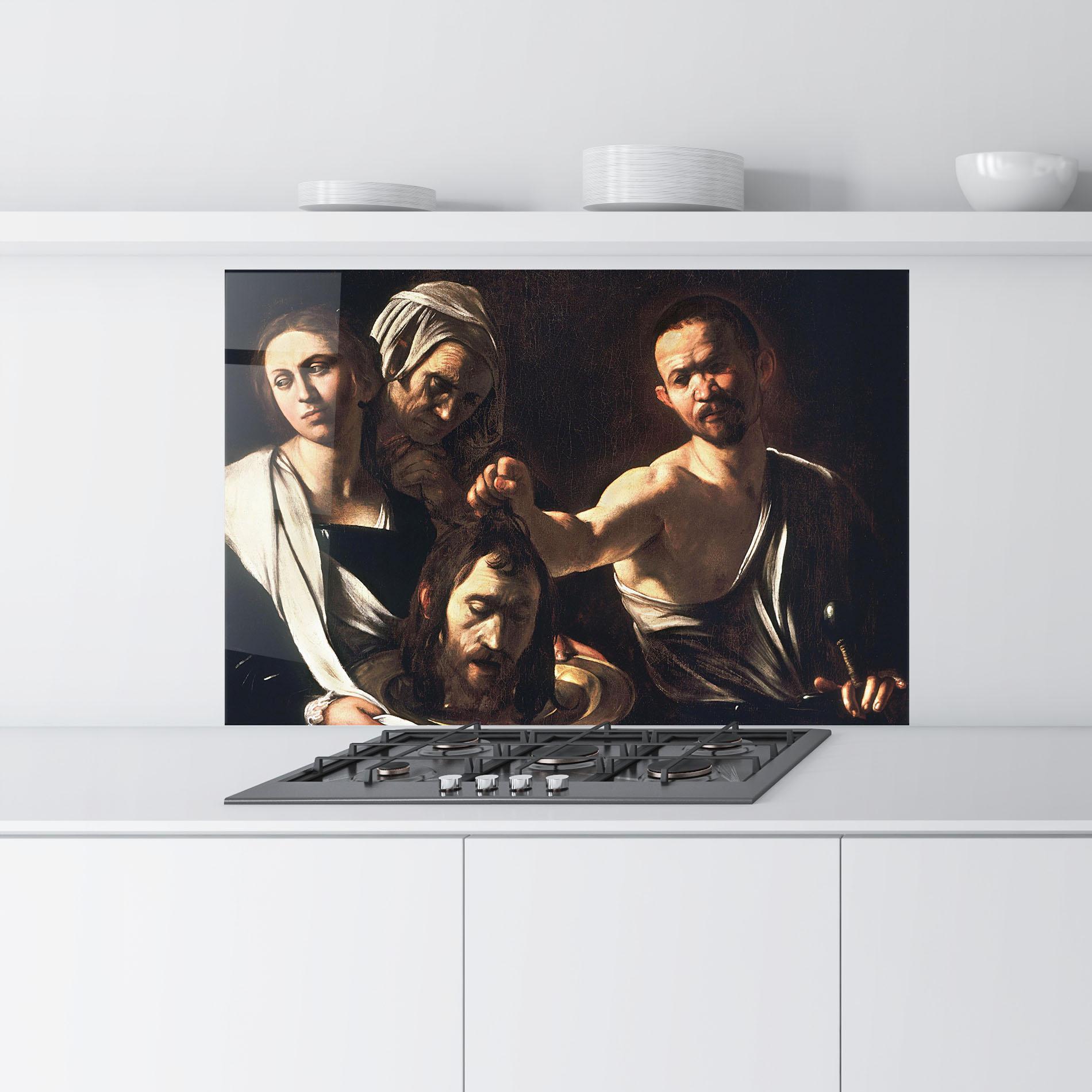 Стъклен панел за кухня Salome With The Head Of John mockup 9